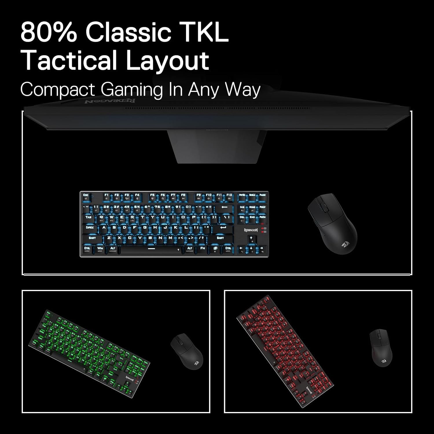 Foto 5 pulgar | Teclado Para Juegos Redragon K660 (k556 Tkl) Rgb Mechanical - Venta Internacional.