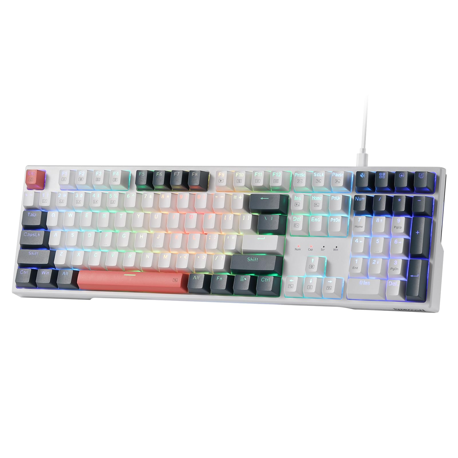 Foto 2 pulgar | Teclado Para Juegos Redragon K668 Rgb Mecánico Con Cable De 104 Teclas - Venta Internacional.