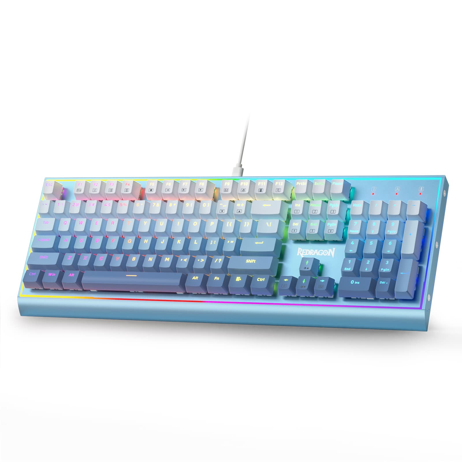 Foto 2 pulgar | Teclado Para Juegos Redragon K654 Rgb Mecánico Con Cable De 104 Teclas - Venta Internacional.