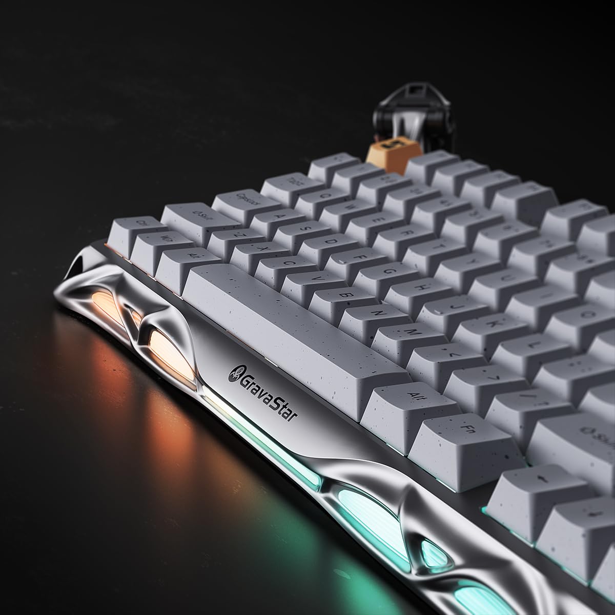 Foto 4 pulgar | Teclado Inalámbrico Para Juegos Gravastar Mercury K1 Pro 79 Teclas - Venta Internacional.