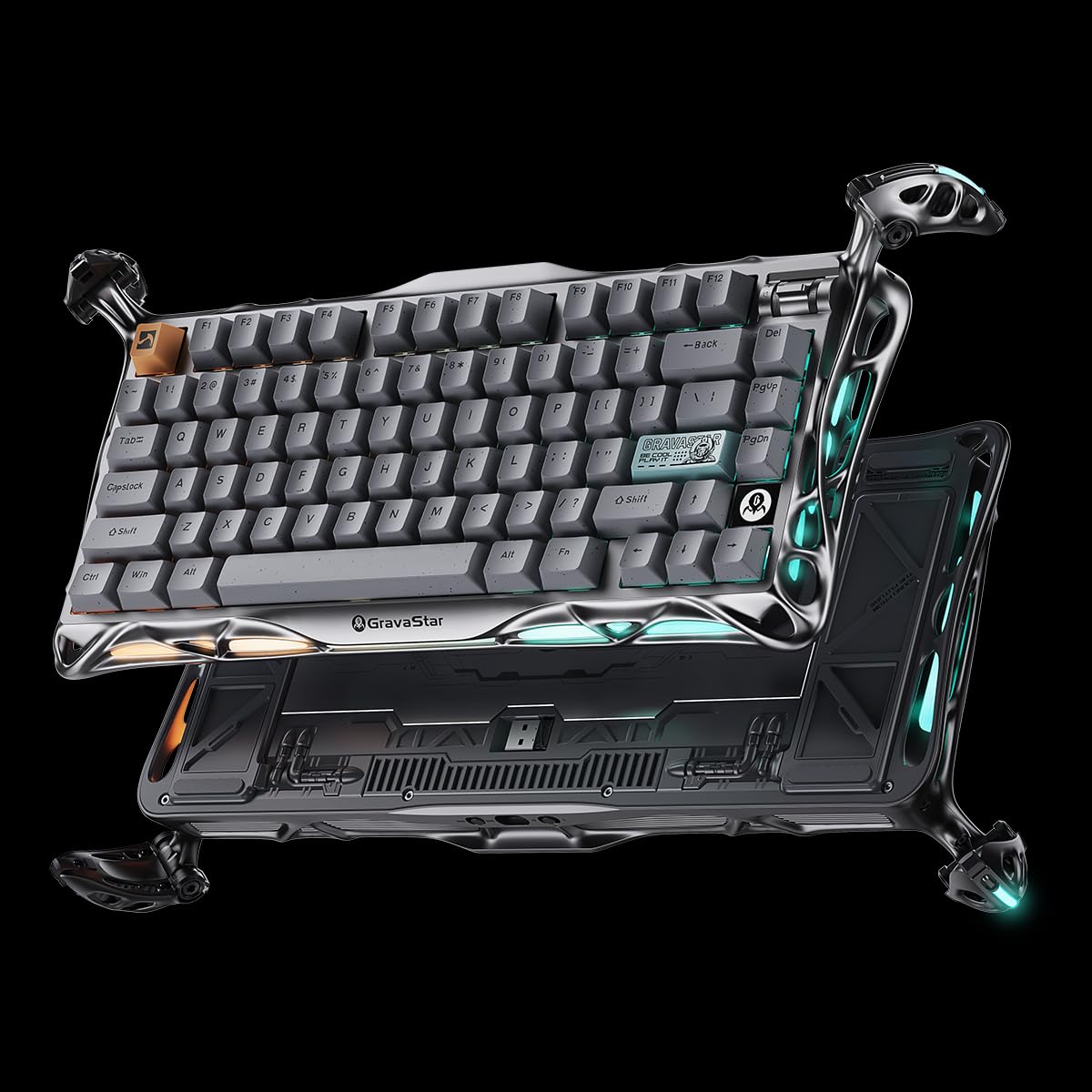 Foto 5 pulgar | Teclado Inalámbrico Para Juegos Gravastar Mercury K1 Pro 79 Teclas - Venta Internacional.