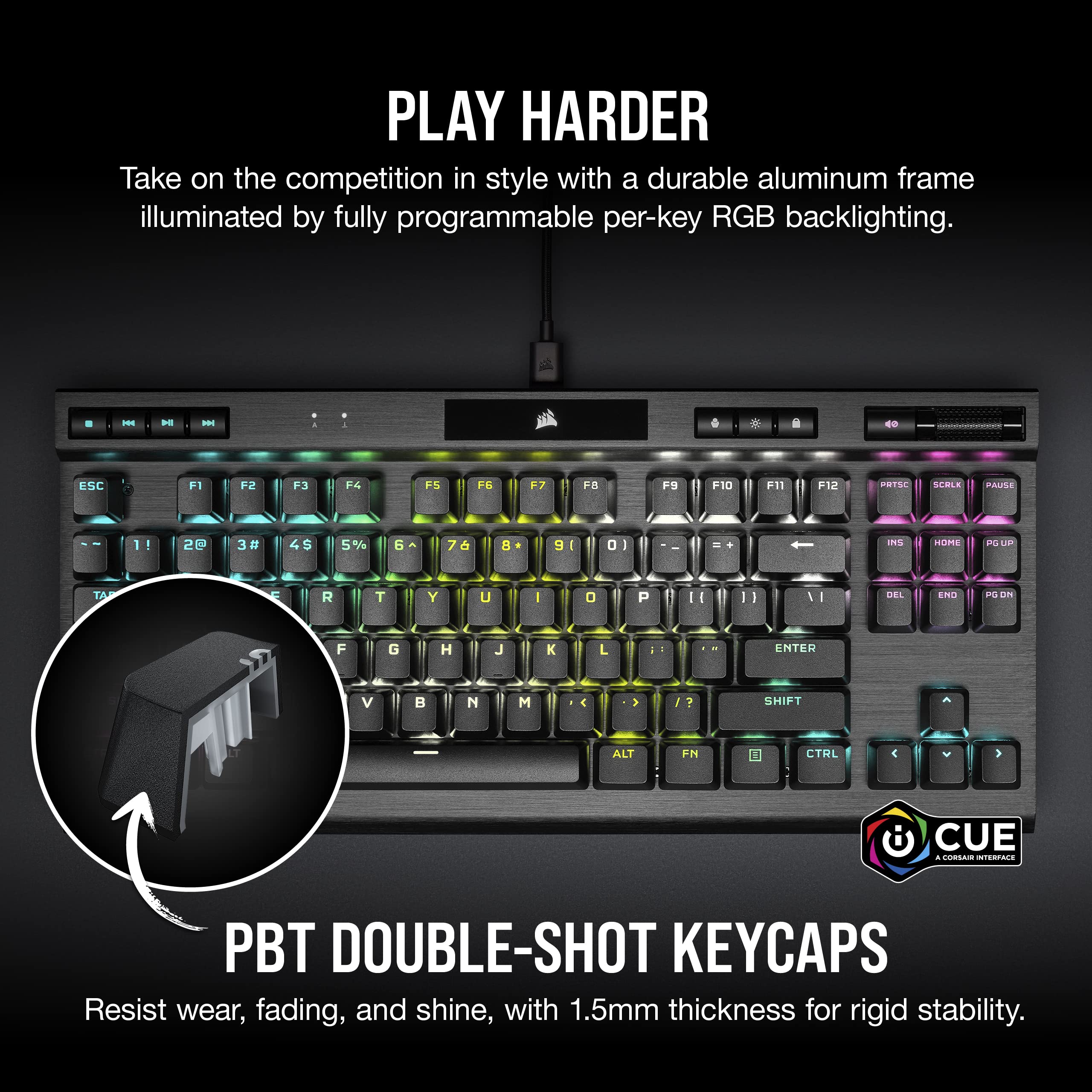 Foto 7 pulgar | Teclado Para Juegos Corsair K70 Rgb Tkl Champion Series Opx - Venta Internacional.