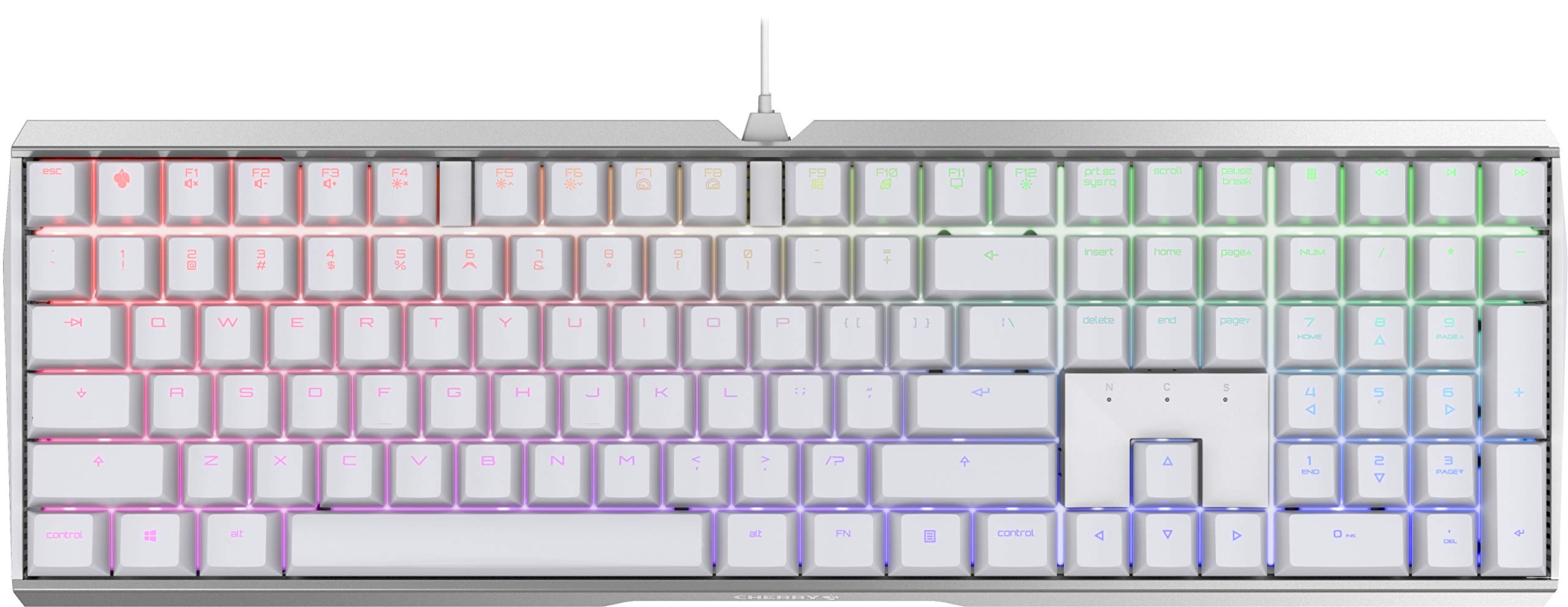 Foto 2 pulgar | Teclado Mecánico Para Juegos Cherry Mx 3.0 S De Tamaño Completo - Venta Internacional.