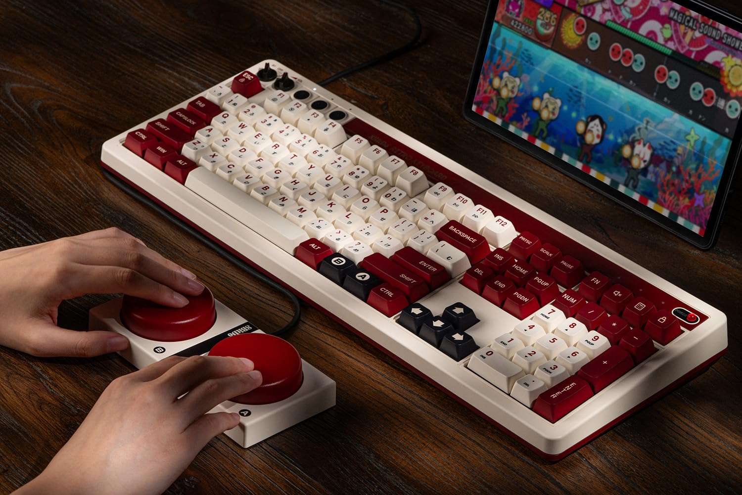 Foto 5 | Teclado 8bitdo Retro 108 Mecánico 108 Teclas Bluetooth - Venta Internacional.