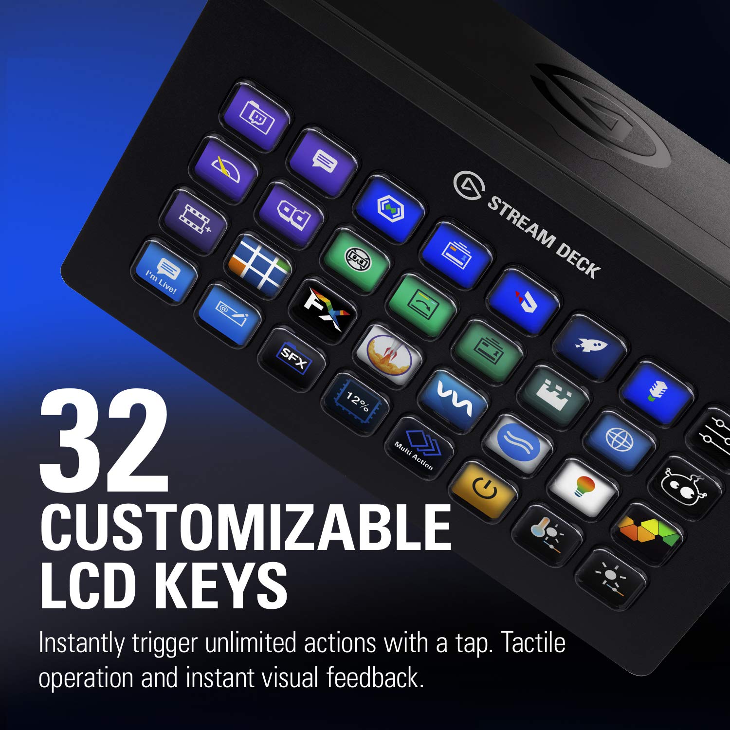 Foto 4 pulgar | Controlador De Estudio Elgato Stream Deck Xl 32 Teclas Macro - Venta Internacional.