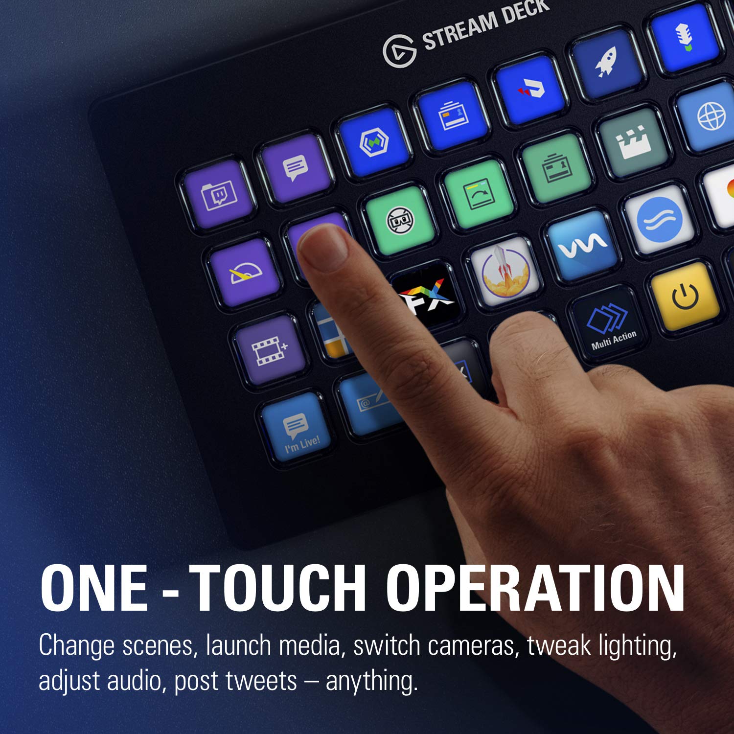Foto 5 pulgar | Controlador De Estudio Elgato Stream Deck Xl 32 Teclas Macro - Venta Internacional.
