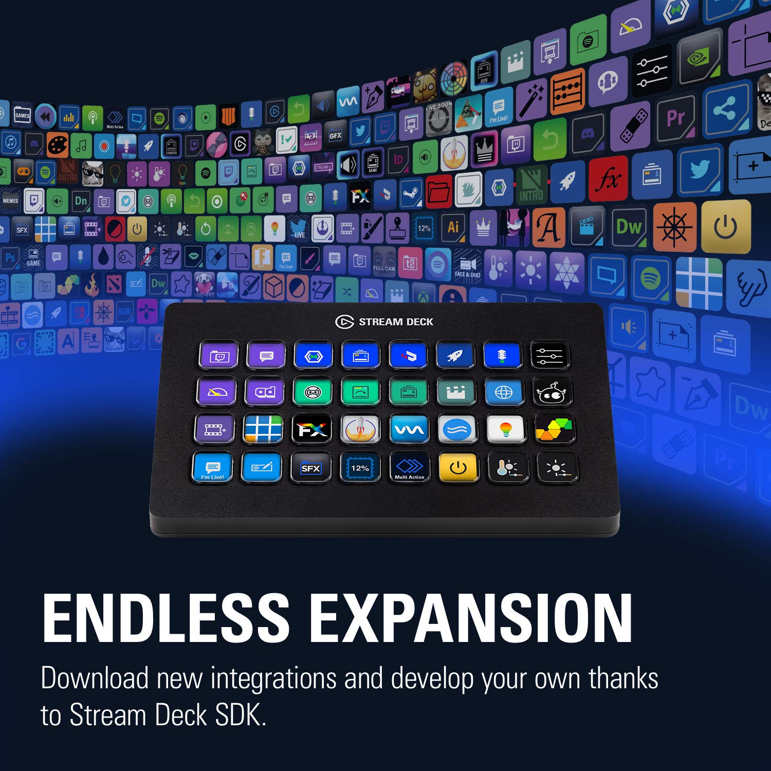 Foto 8 pulgar | Controlador De Estudio Elgato Stream Deck Xl 32 Teclas Macro - Venta Internacional.