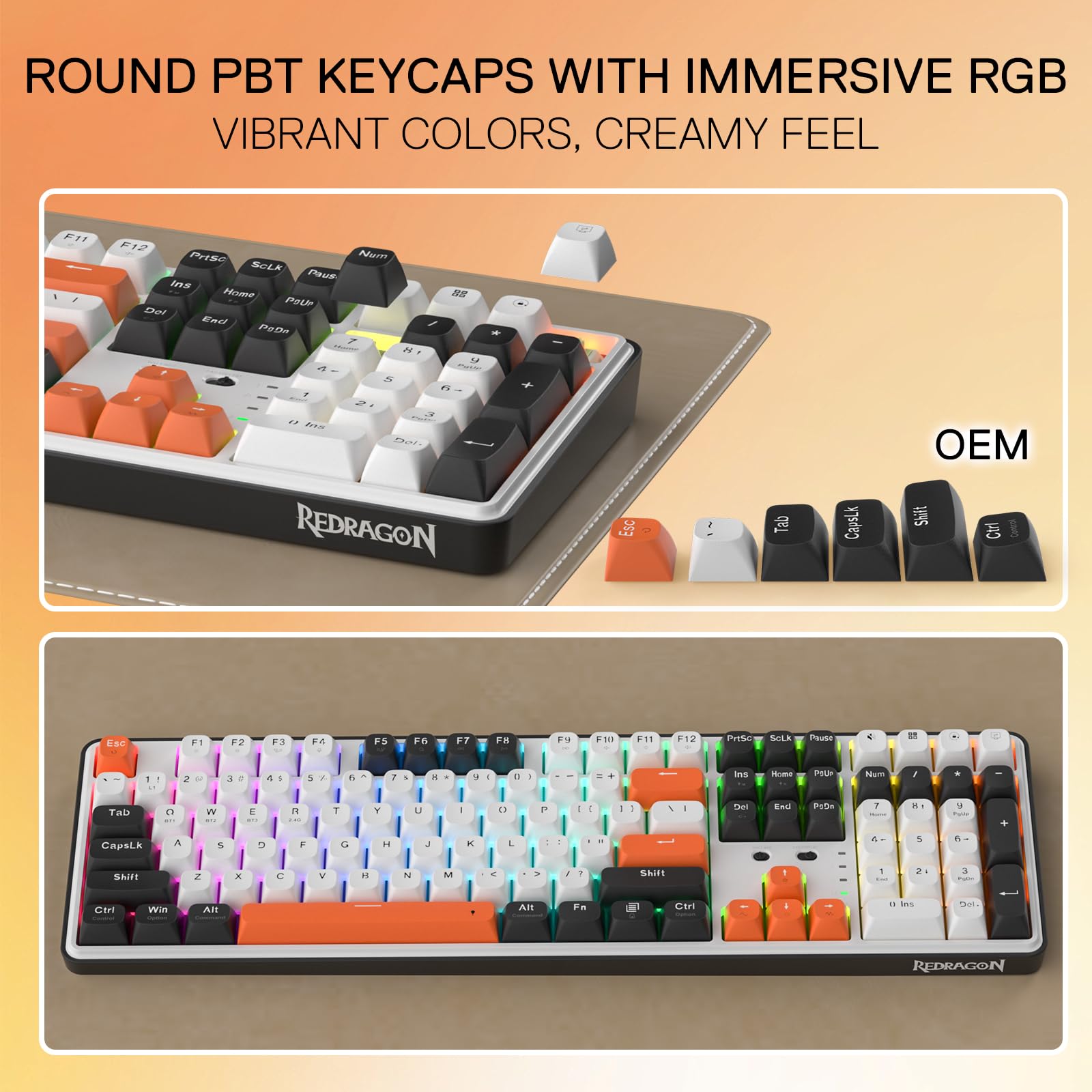 Foto 7 pulgar | Teclado Para Juegos Redragon K689 Pro Wireless Gasket Rgb - Venta Internacional.