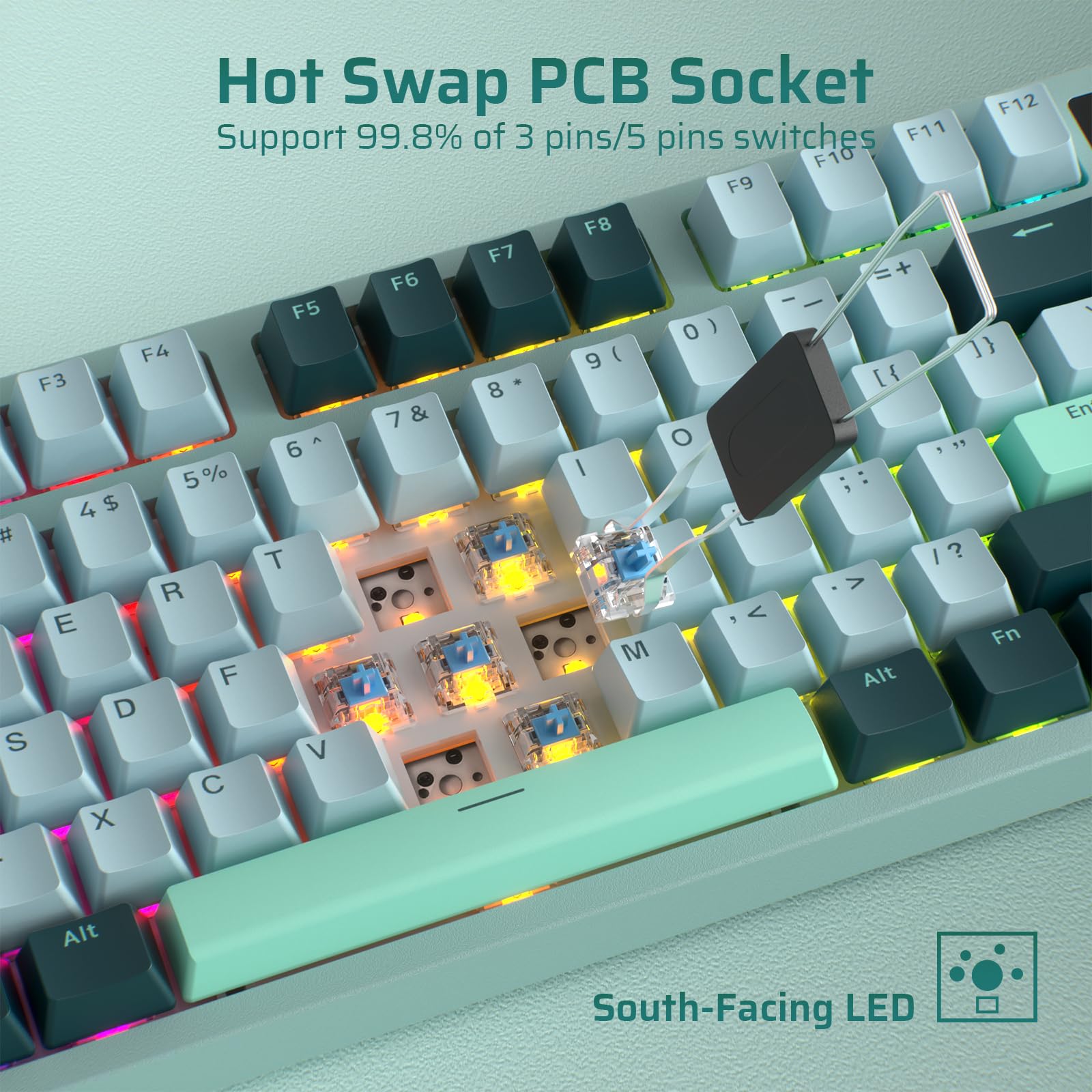 Foto 6 | Teclado Mecánico Inalámbrico Ltc Nimbleback Nb841 Pro 75% - Venta Internacional.