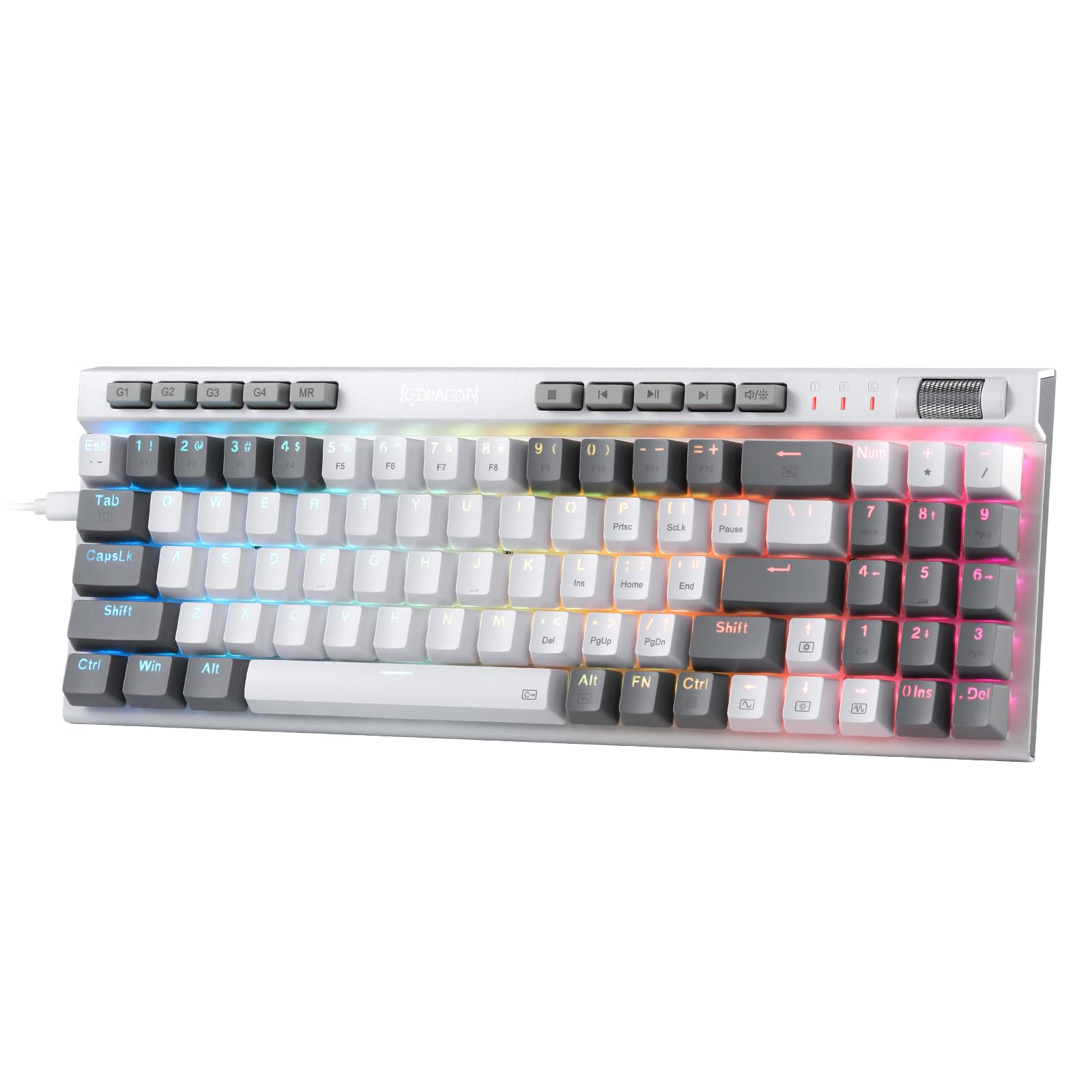 Foto 2 pulgar | Teclado Mecánico Para Juegos Redragon K655 75% Rgb Con Cable - Venta Internacional.