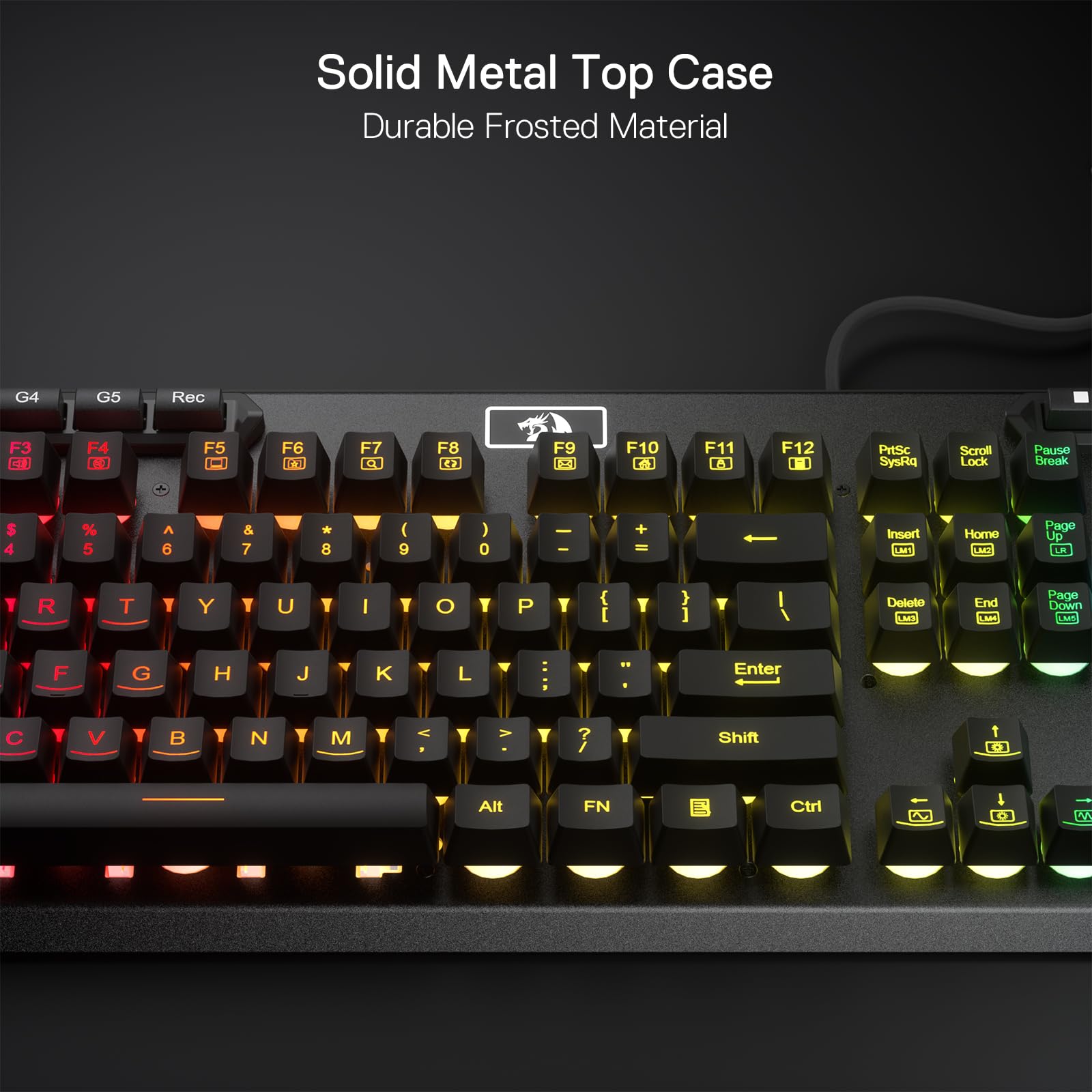 Foto 4 pulgar | Teclado Gaming Redragon K513 Rgb Membrane 104 Teclas - Venta Internacional.