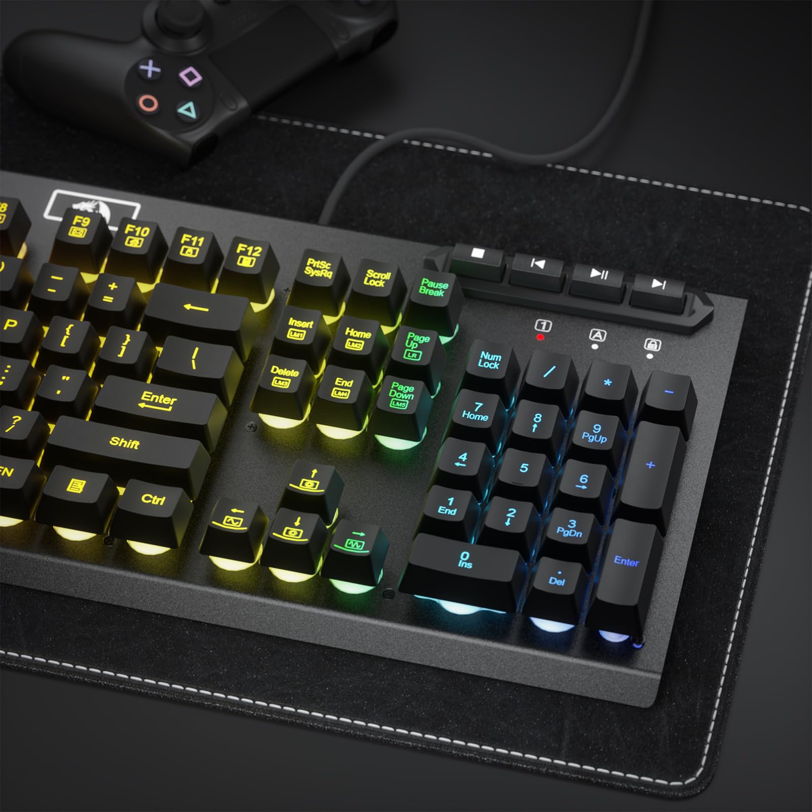 Foto 8 pulgar | Teclado Gaming Redragon K513 Rgb Membrane 104 Teclas - Venta Internacional.