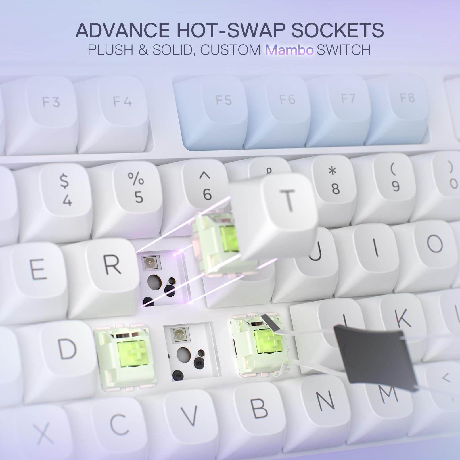 Foto 7 pulgar | Teclado Para Juegos Redragon K673 Max 75% Inalámbrico Rgb - Venta Internacional.