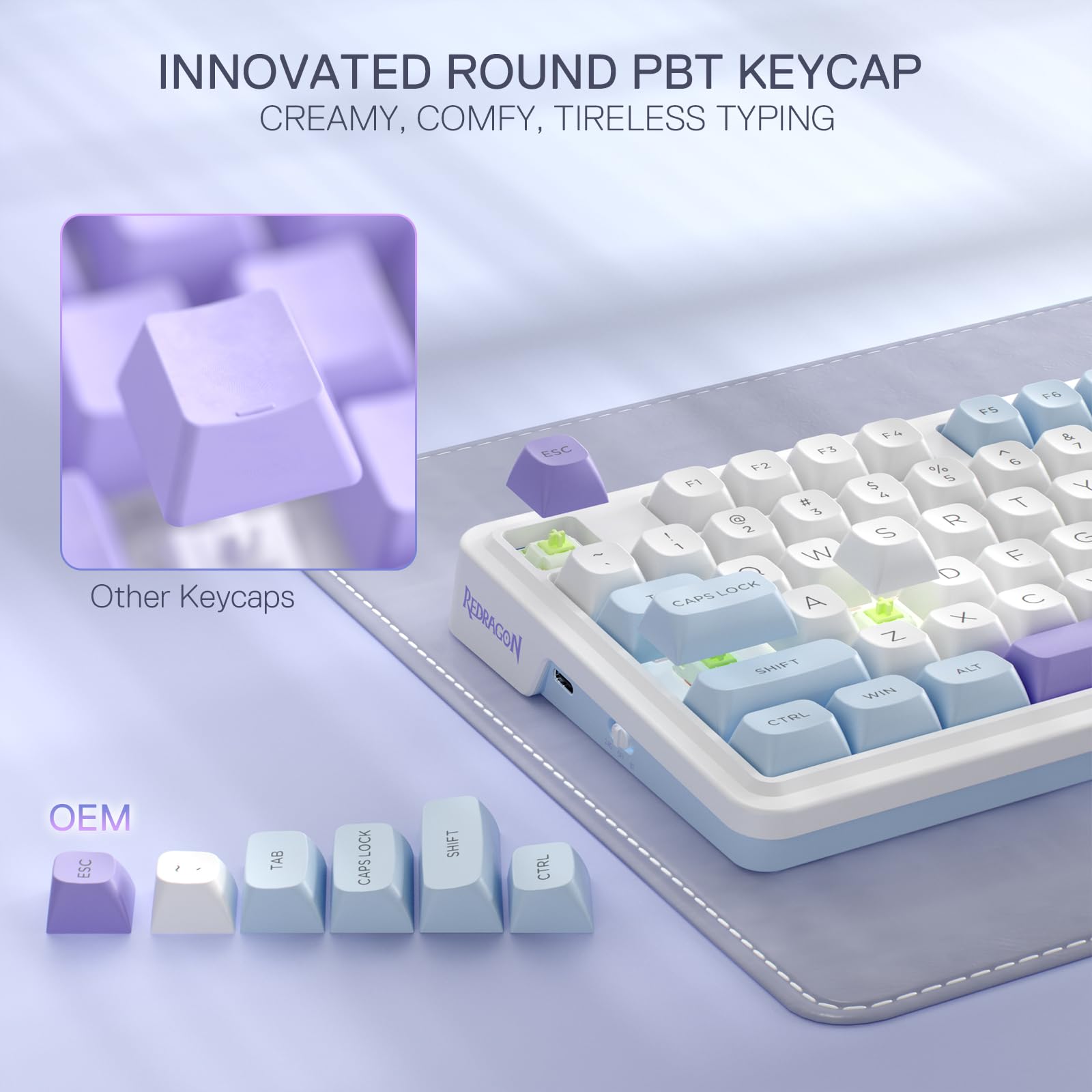 Foto 8 pulgar | Teclado Para Juegos Redragon K673 Max 75% Inalámbrico Rgb - Venta Internacional.