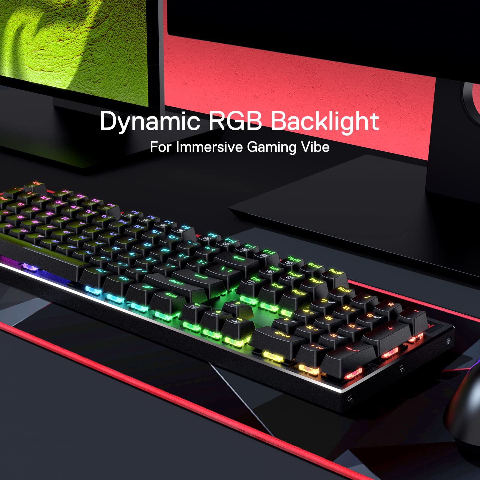 Foto 6 pulgar | Teclado Inalámbrico Rgb Para Juegos Redragon K556 Pro Actualizado - Venta Internacional.