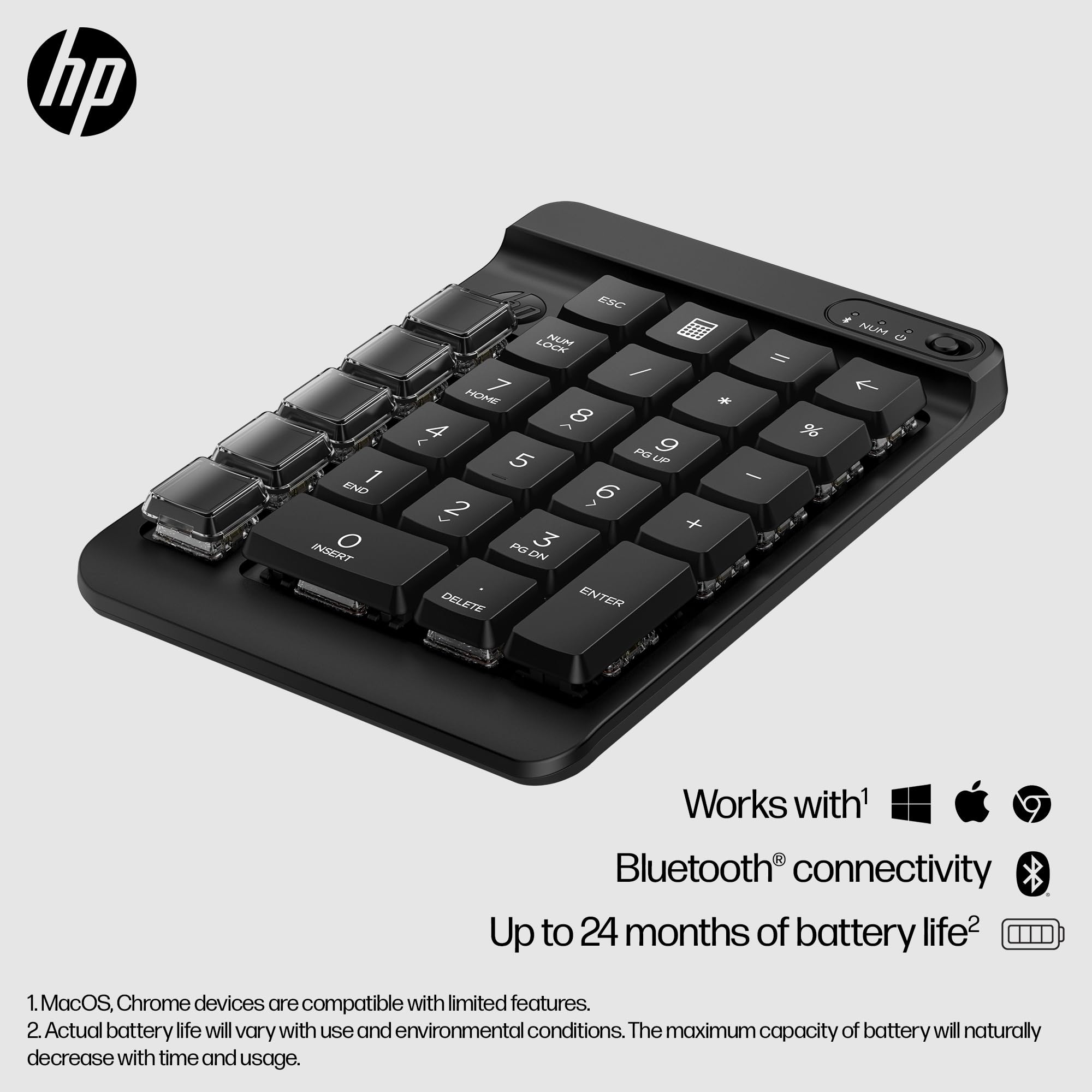 Foto 7 pulgar | Teclado Inalámbrico Hp 430 Programable Con Conectividad Bluetooth - Venta Internacional.