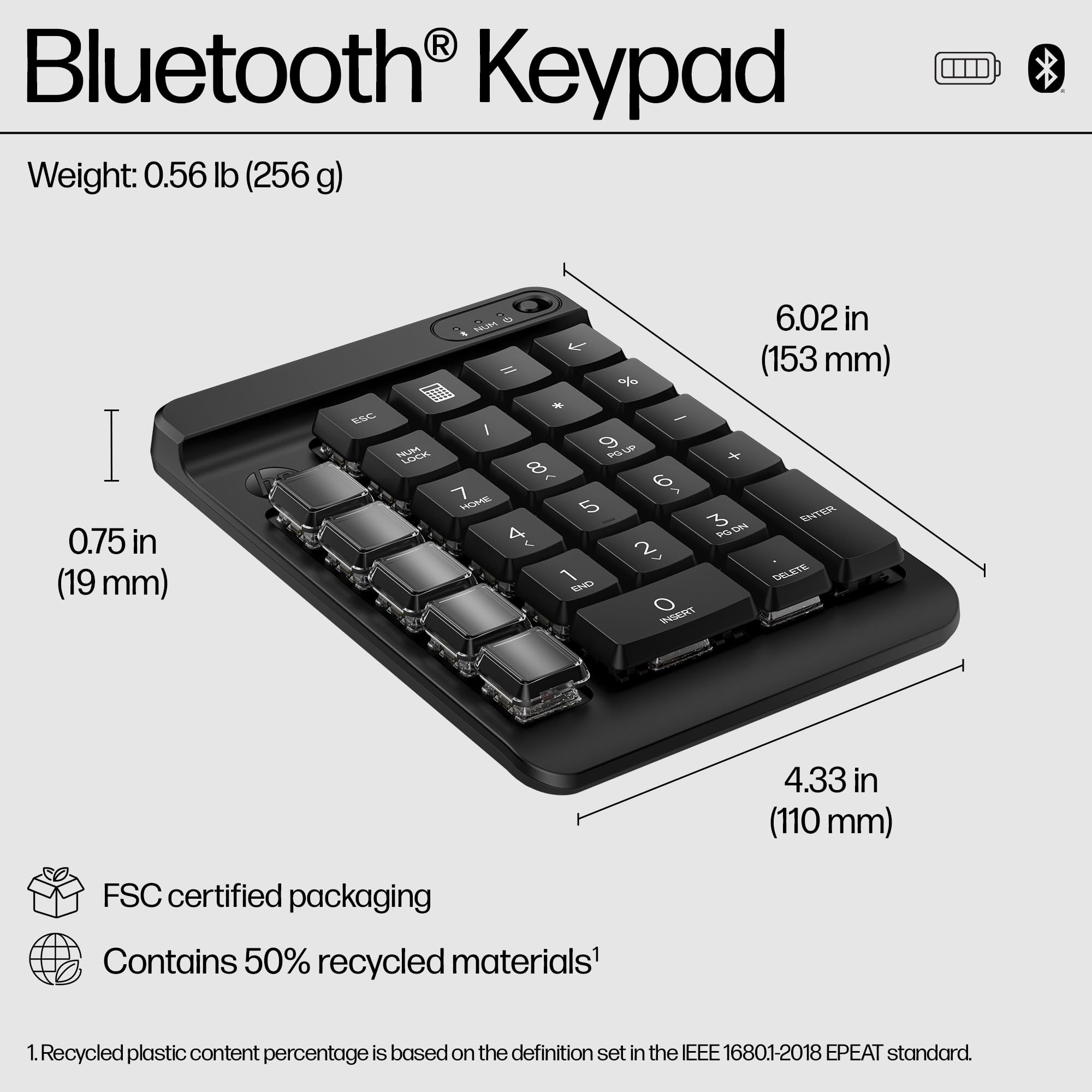 Foto 8 pulgar | Teclado Inalámbrico Hp 430 Programable Con Conectividad Bluetooth - Venta Internacional.