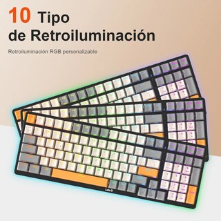Foto 4 | Teclado Mecánico Para Juegos Profesional Rgb De Gama Alta Lab.g Multicolor