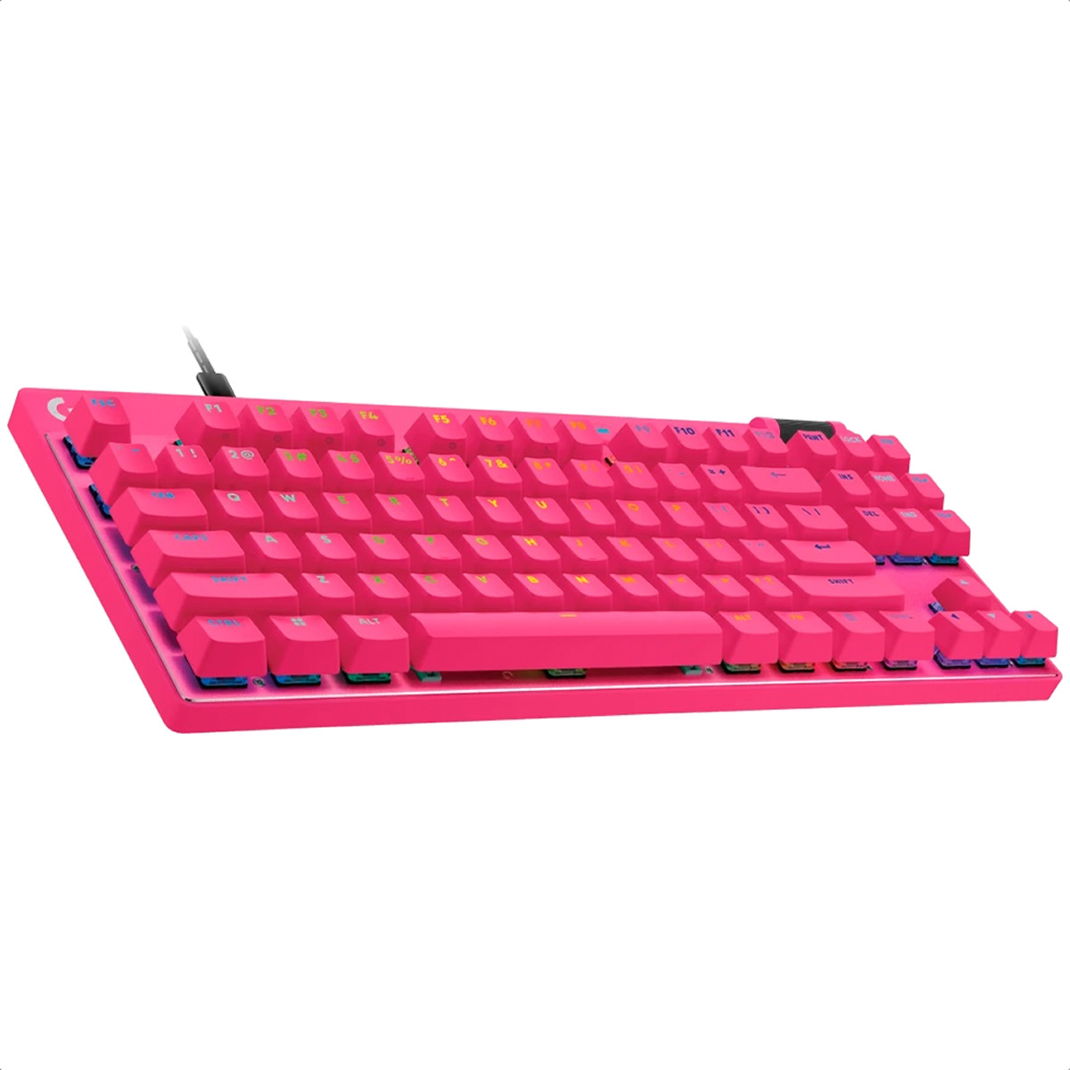 Foto 2 pulgar | Teclado Logitech Pro X Tkl Rapid Rgb Alámbrico Mecánico Magnético-analógico Gamer 920-013133