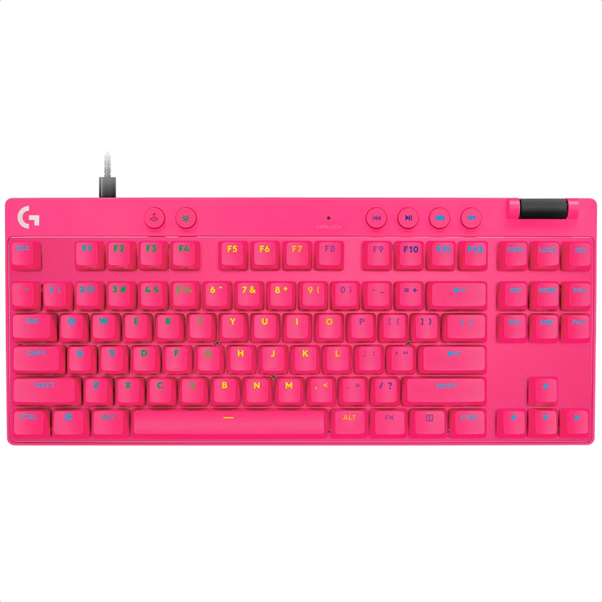 Foto 3 pulgar | Teclado Logitech Pro X Tkl Rapid Rgb Alámbrico Mecánico Magnético-analógico Gamer 920-013133