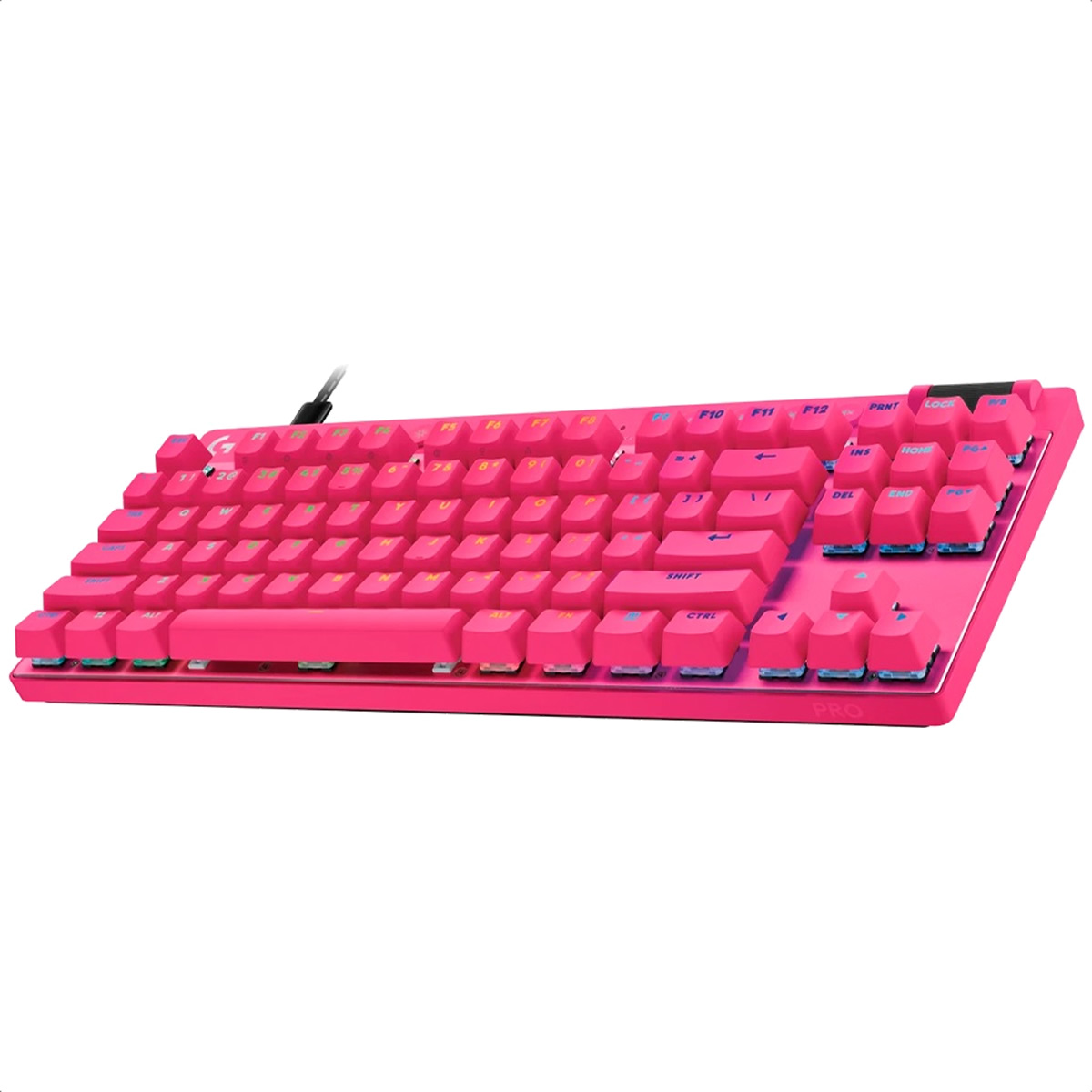 Foto 4 pulgar | Teclado Logitech Pro X Tkl Rapid Rgb Alámbrico Mecánico Magnético-analógico Gamer 920-013133