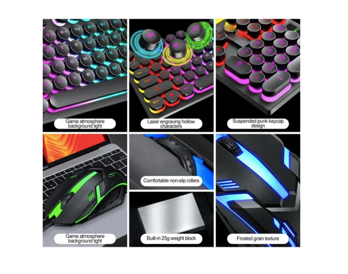 Foto 4 pulgar | Kit De Teclado Xtellar  Profesional +light - Mitting Game Mouse