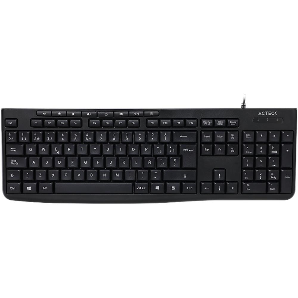 Foto 2 pulgar | Teclado Acteck Inspire Prime Ta222 Membrana Negro Ac-940146