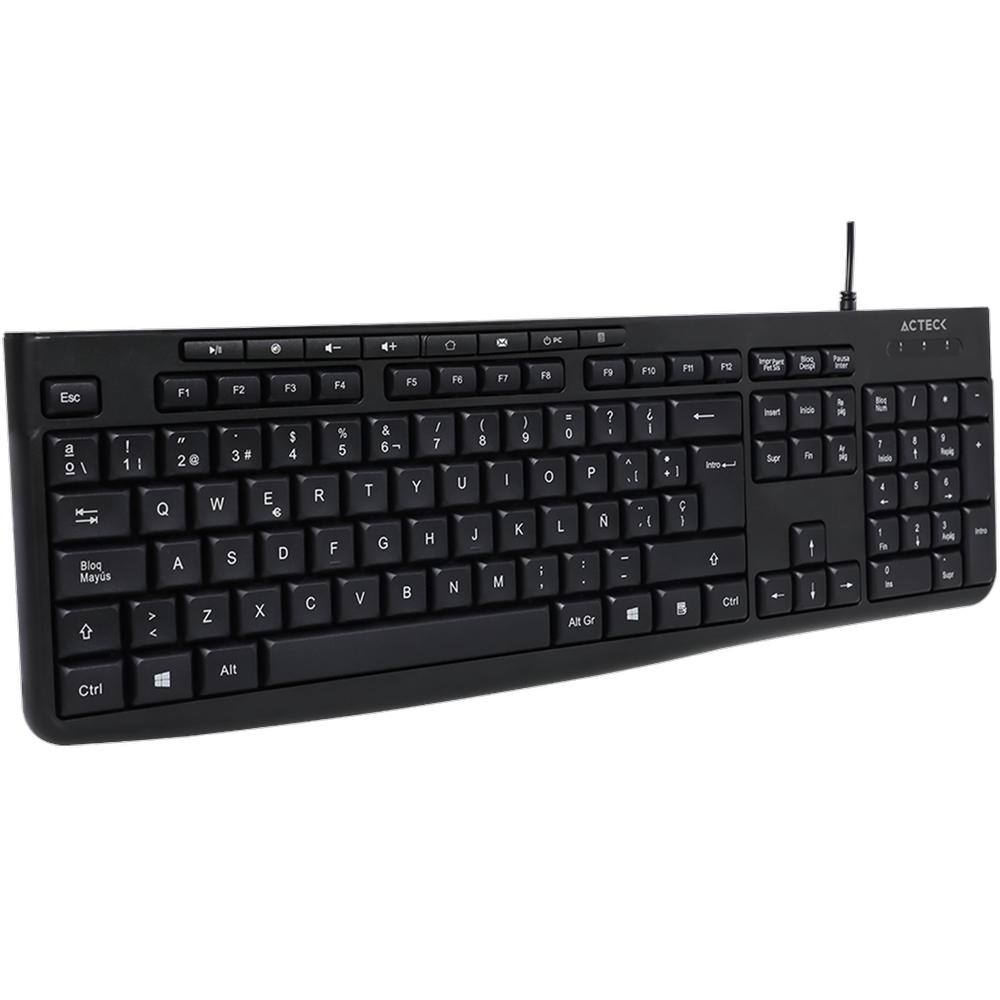 Foto 3 pulgar | Teclado Acteck Inspire Prime Ta222 Membrana Negro Ac-940146