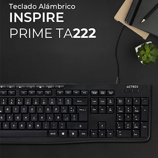 Foto 4 | Teclado Acteck Inspire Prime Ta222 Membrana Negro Ac-940146