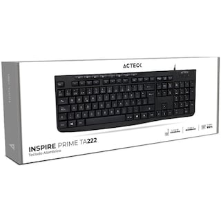 Foto 6 | Teclado Acteck Inspire Prime Ta222 Membrana Negro Ac-940146