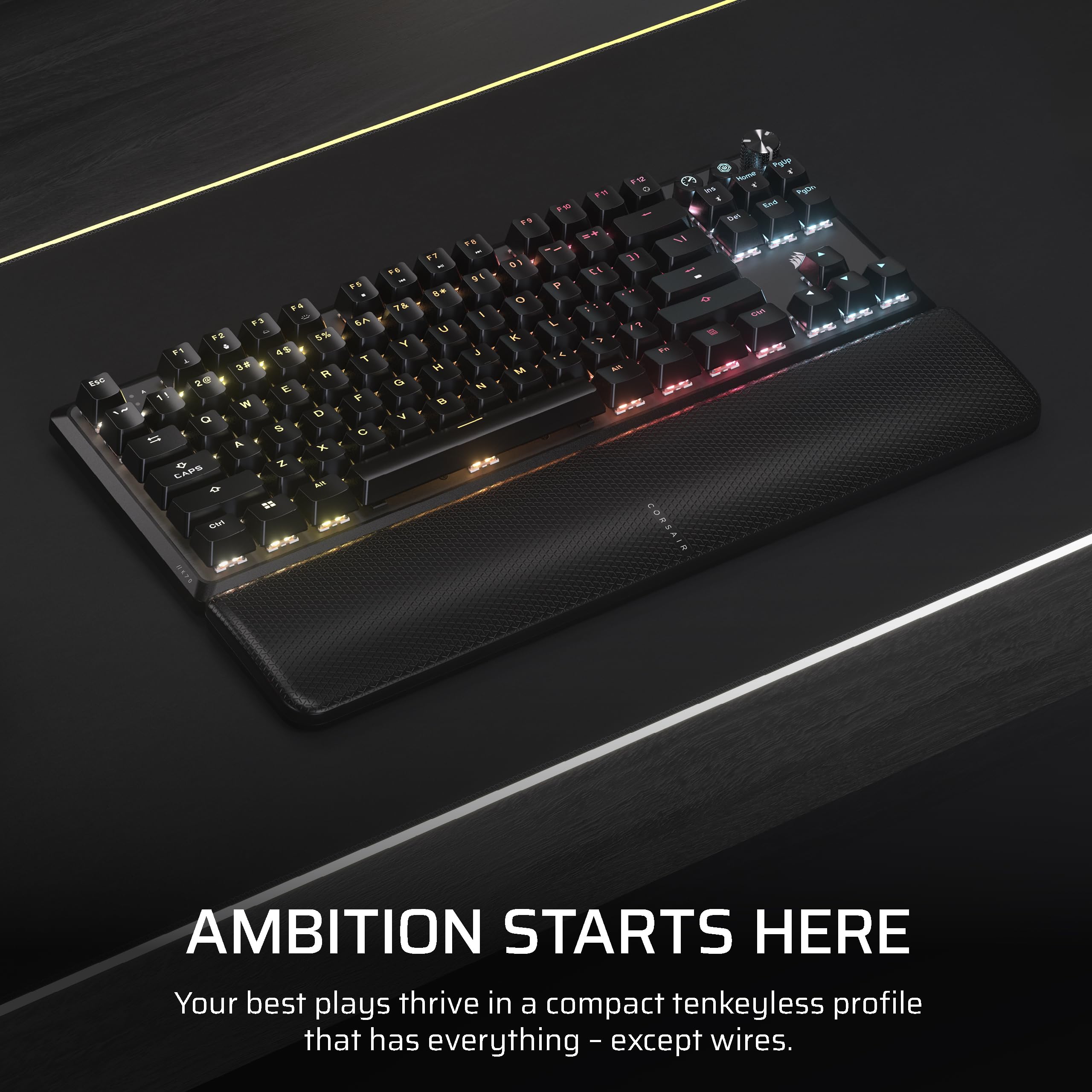 Foto 3 pulgar | Teclado Corsair K70 Core Tkl Inalámbrico Rgb Tenkeyless - Venta Internacional.