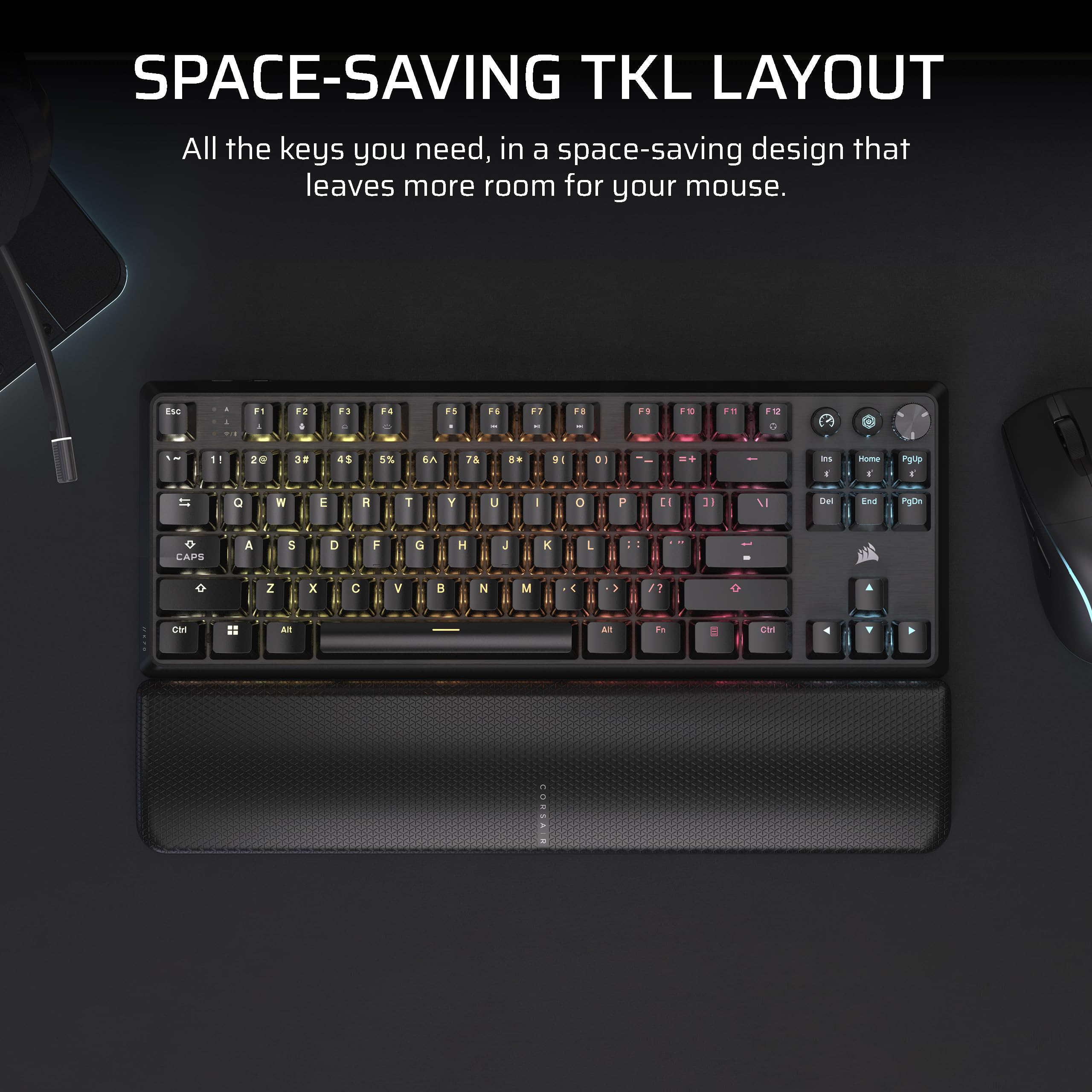 Foto 4 pulgar | Teclado Corsair K70 Core Tkl Inalámbrico Rgb Tenkeyless - Venta Internacional.
