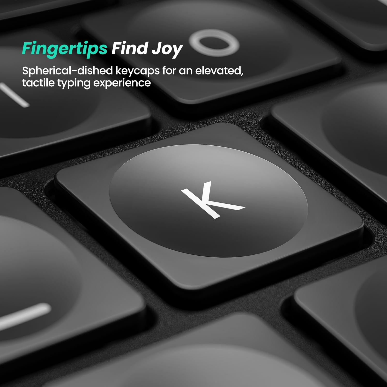 Foto 7 | Teclado Ergonómico Inalámbrico Nulea Split Con Reposamuñecas Negro - Venta Internacional.