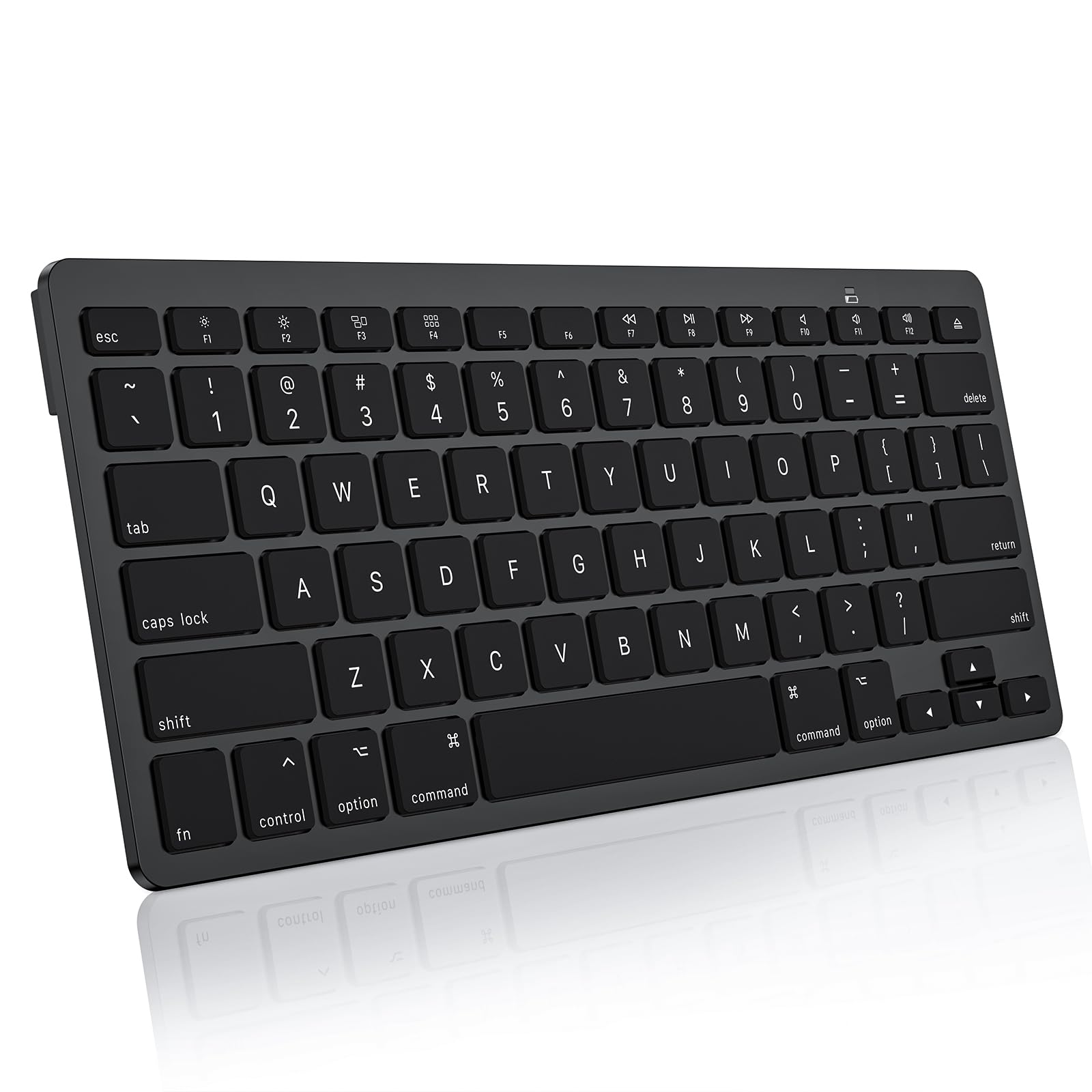 Foto 2 pulgar | Teclado Bluetooth Omoton Compatible Con Mac Negro Oscuro - Venta Internacional.