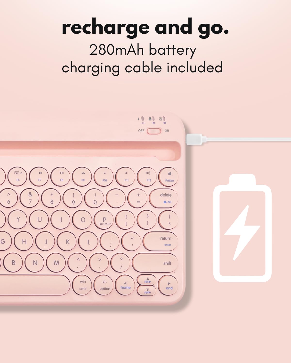 Foto 7 pulgar | Teclado Bluetooth Macally Para Tabletas Ipad Mini/air/mini - Venta Internacional.