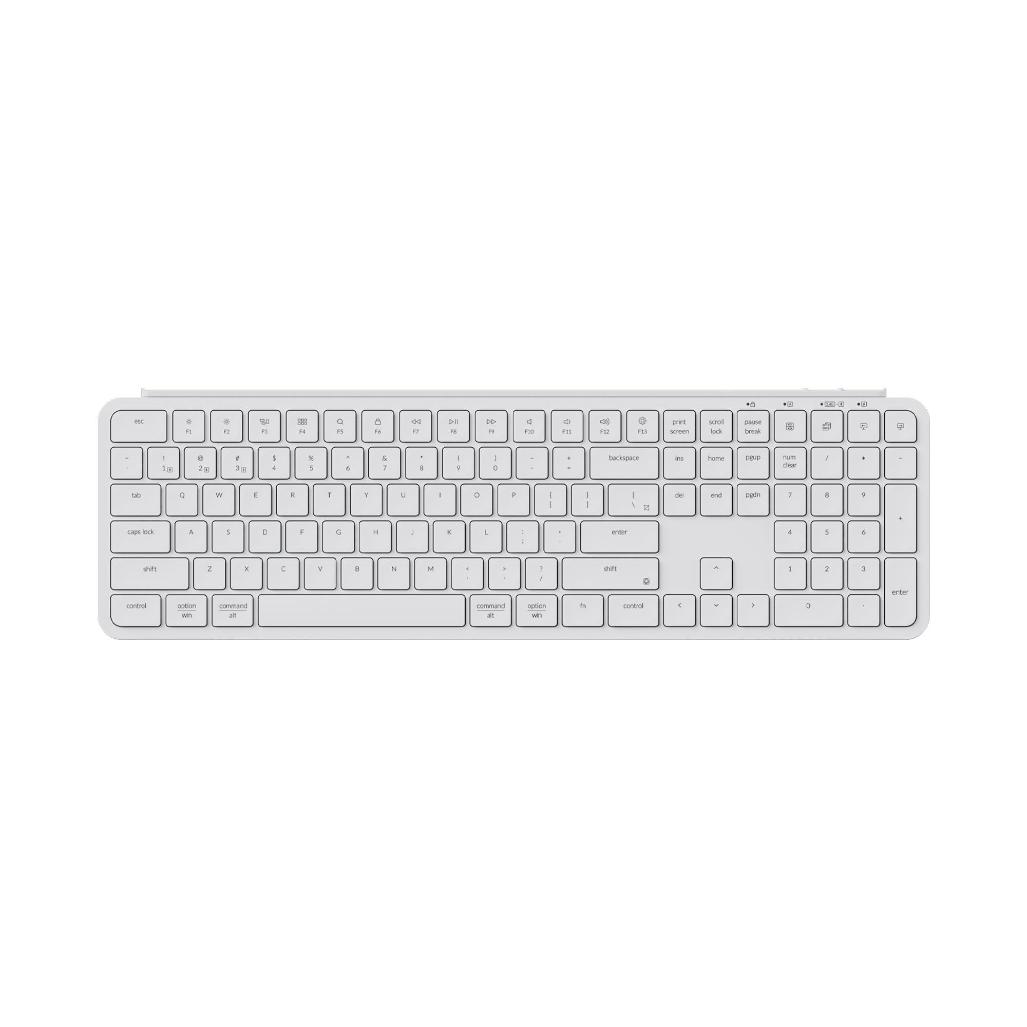 Teclado Inalámbrico Keychron B6 Pro De Tamaño Completo Zmk Blanco Marfil - Venta Internacional.