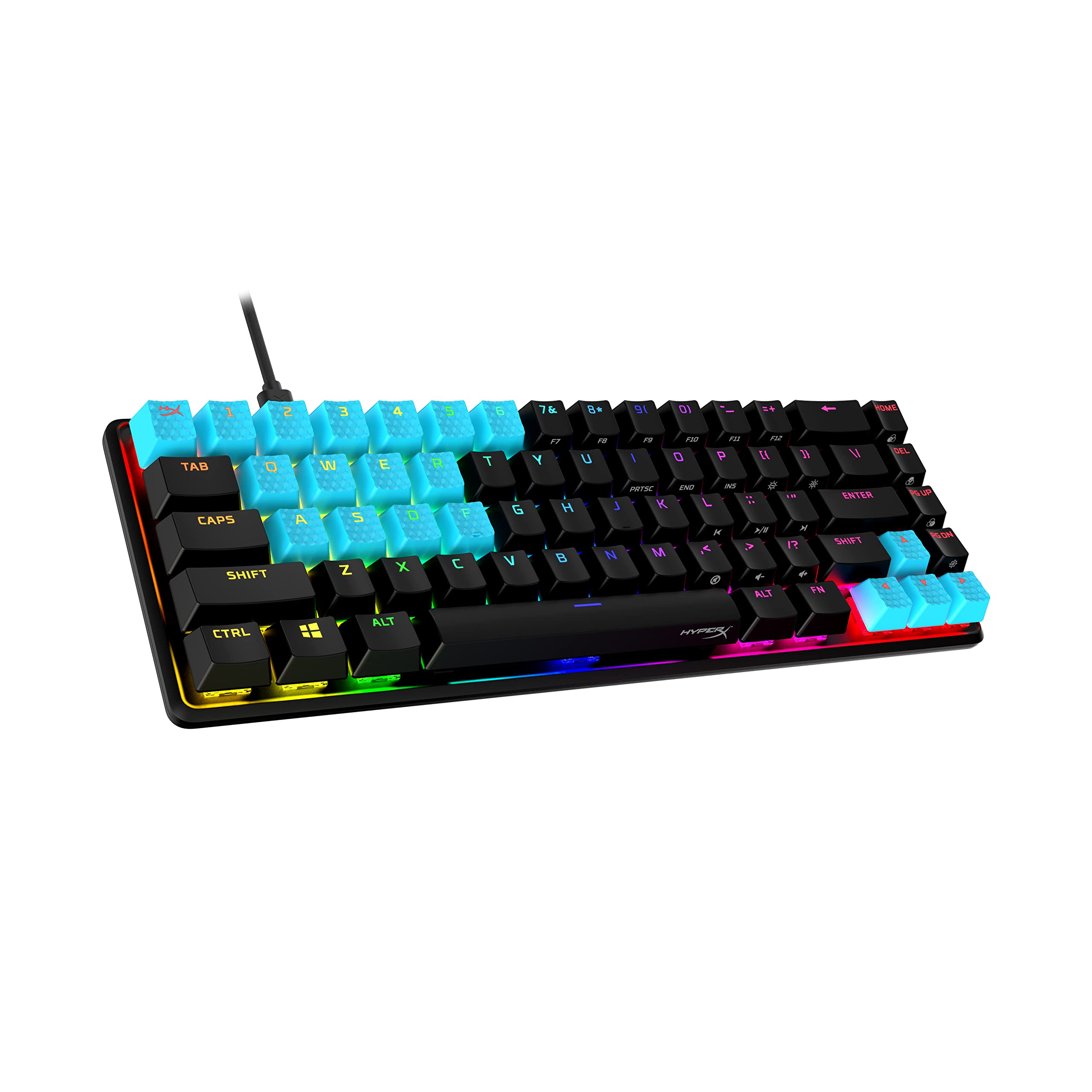 Foto 7 pulgar | Kit De Accesorios Para Juegos Keycaps Hyperx Rubber  19 Teclas  Azul - Venta Internacional.