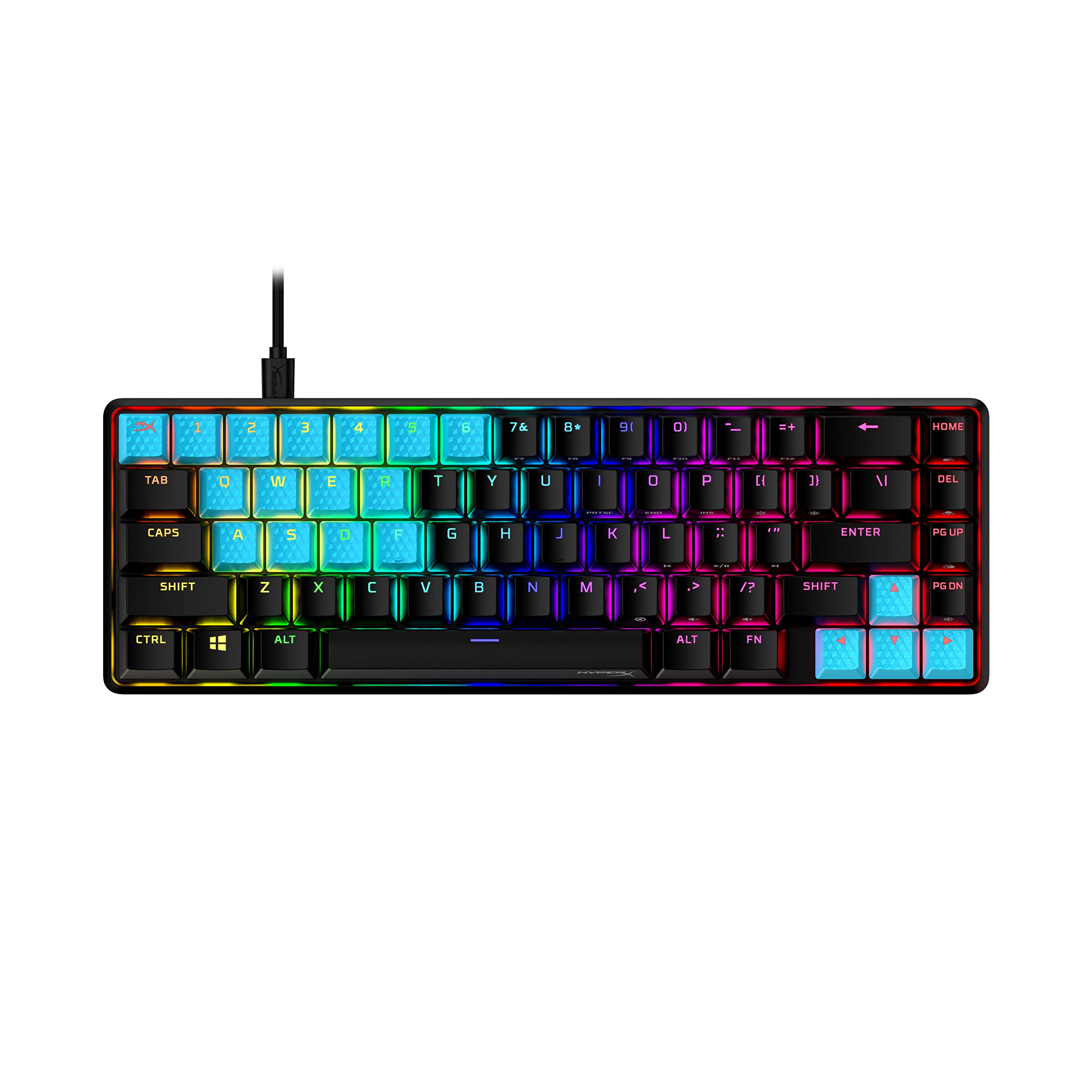 Foto 8 pulgar | Kit De Accesorios Para Juegos Keycaps Hyperx Rubber  19 Teclas  Azul - Venta Internacional.