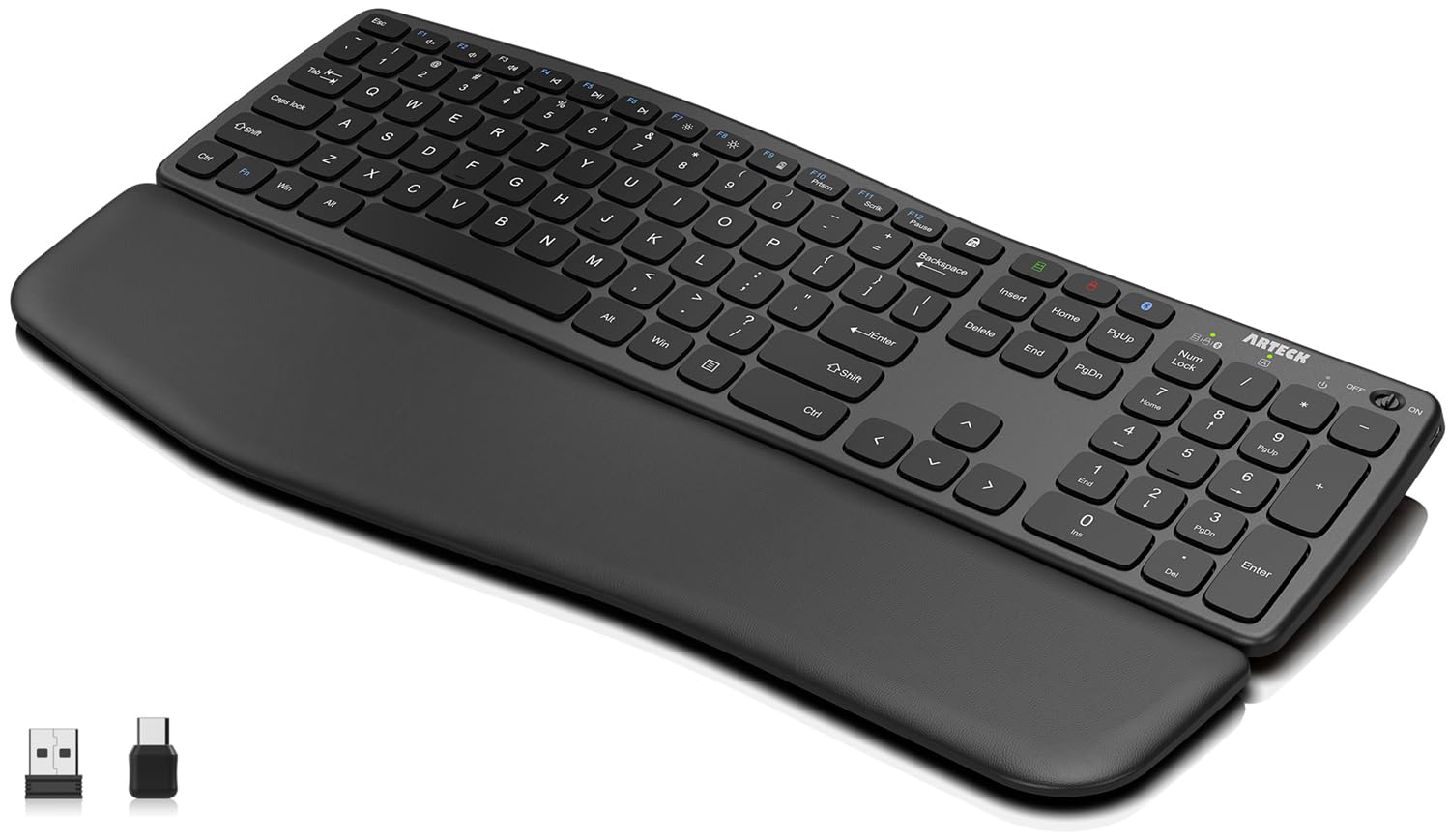 Foto 2 pulgar | Teclado Arteck Bluetooth Inalámbrico Cómodo Para Múltiples Dispositivos - Venta Internacional.