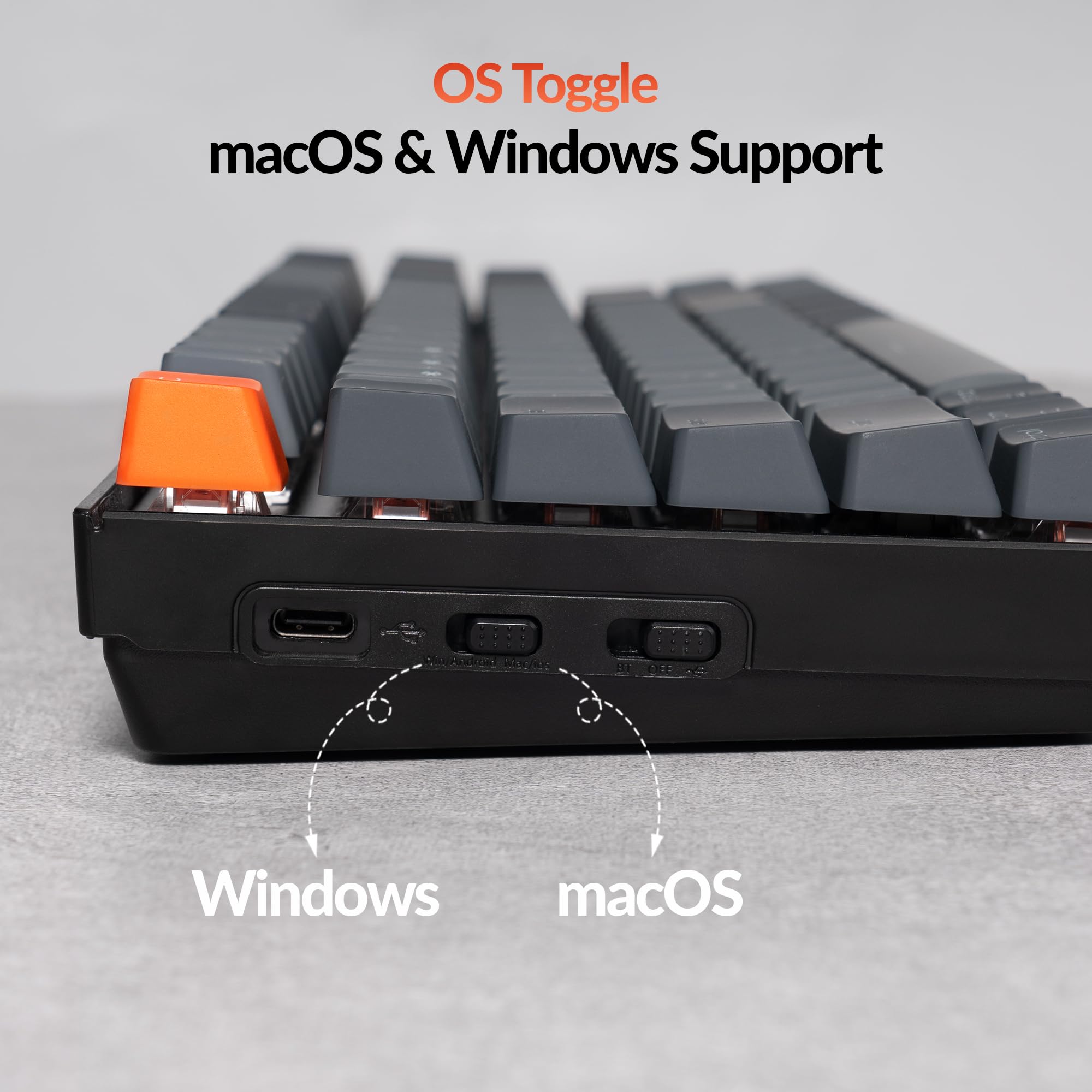 Foto 3 | Teclado Mecánico Inalámbrico Keychron K8 Silent Red Switch - Venta Internacional.