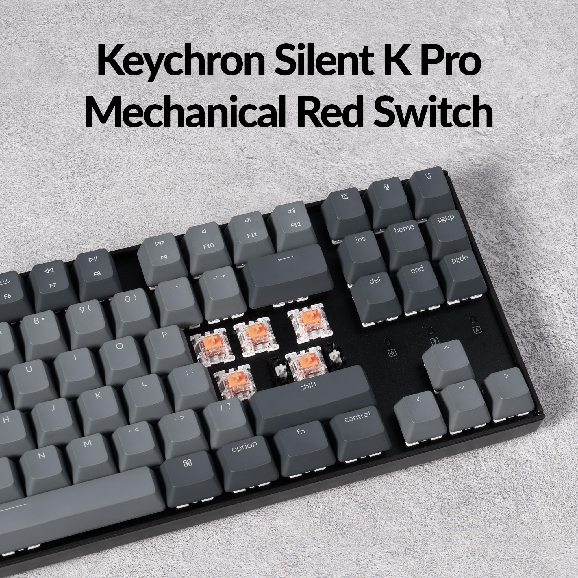 Foto 5 pulgar | Teclado Mecánico Inalámbrico Keychron K8 Silent Red Switch - Venta Internacional.