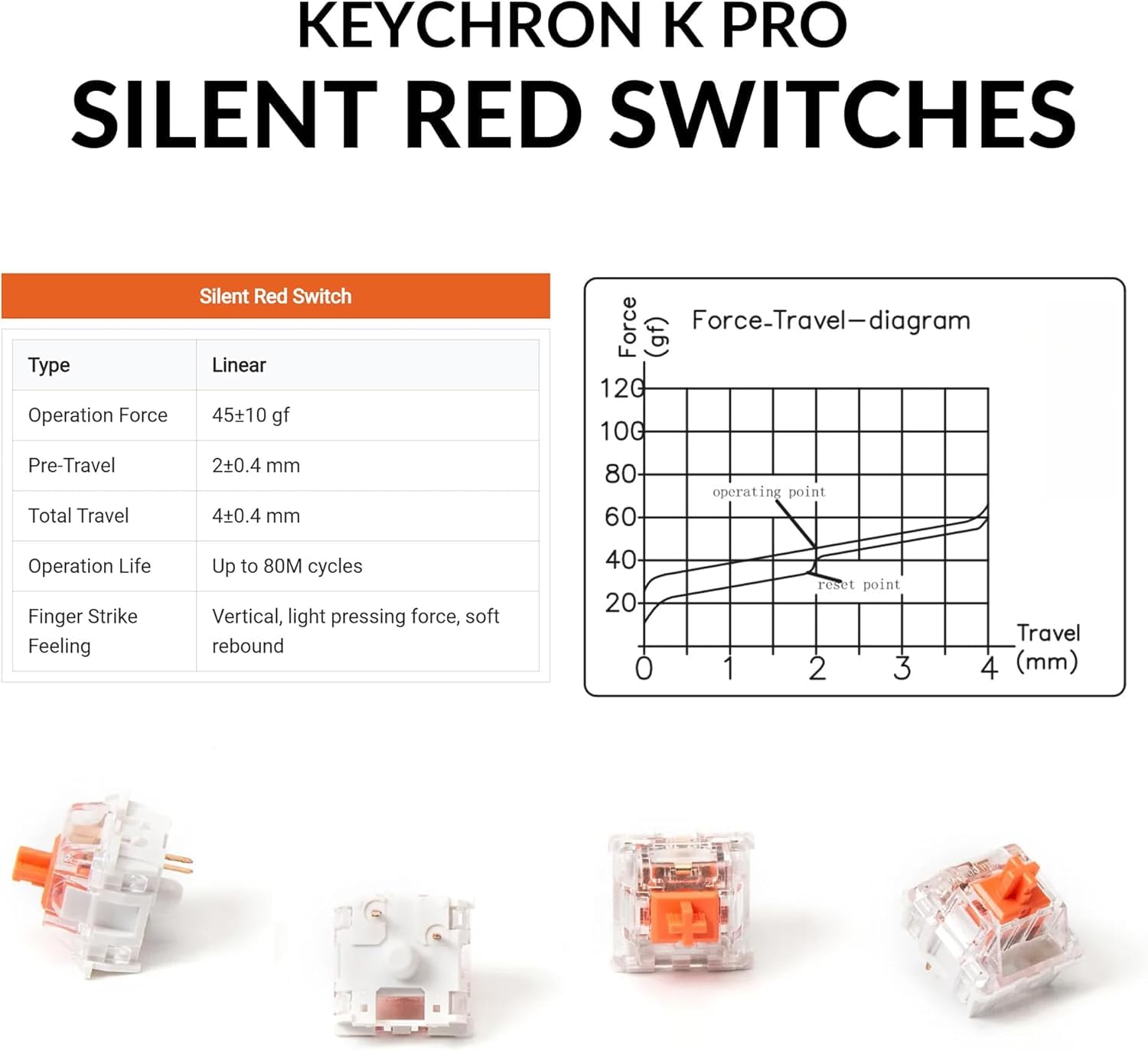 Foto 7 pulgar | Teclado Mecánico Inalámbrico Keychron K8 Silent Red Switch - Venta Internacional.