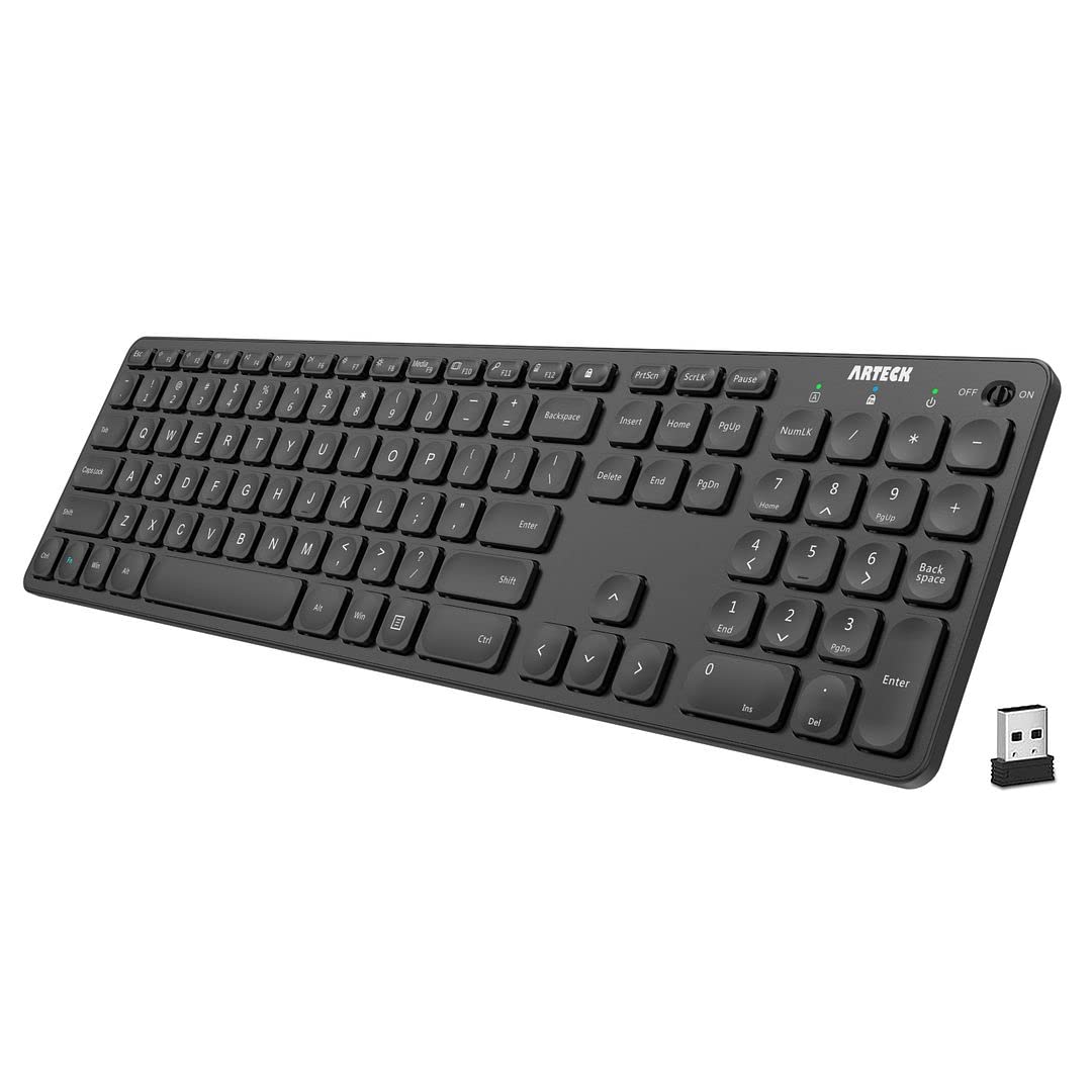 Foto 2 pulgar | Teclado Inalámbrico Arteck Ultra Slim Con Teclado Numérico - Venta Internacional.