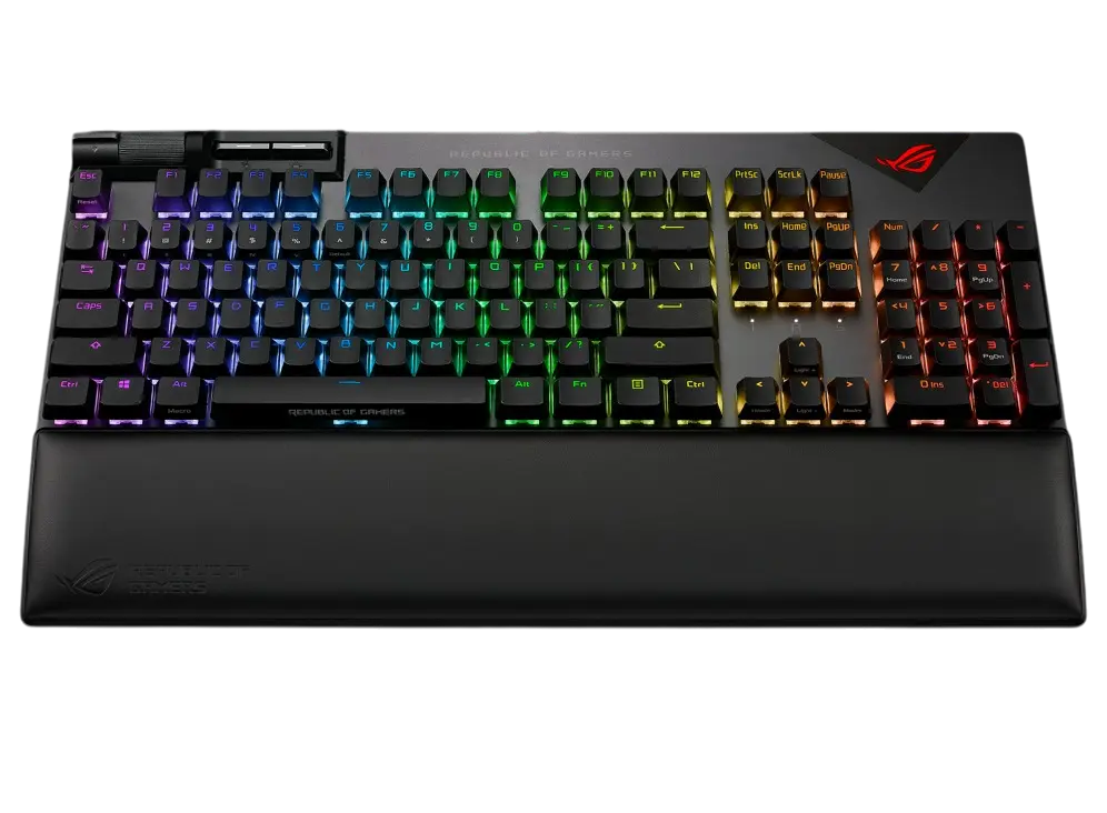 Teclado Asus Xa08 Strix Flare Ii-nxrd-ca-pbt Mecanico Usb 2.0 Rgb 90mp02d6-bkaa01