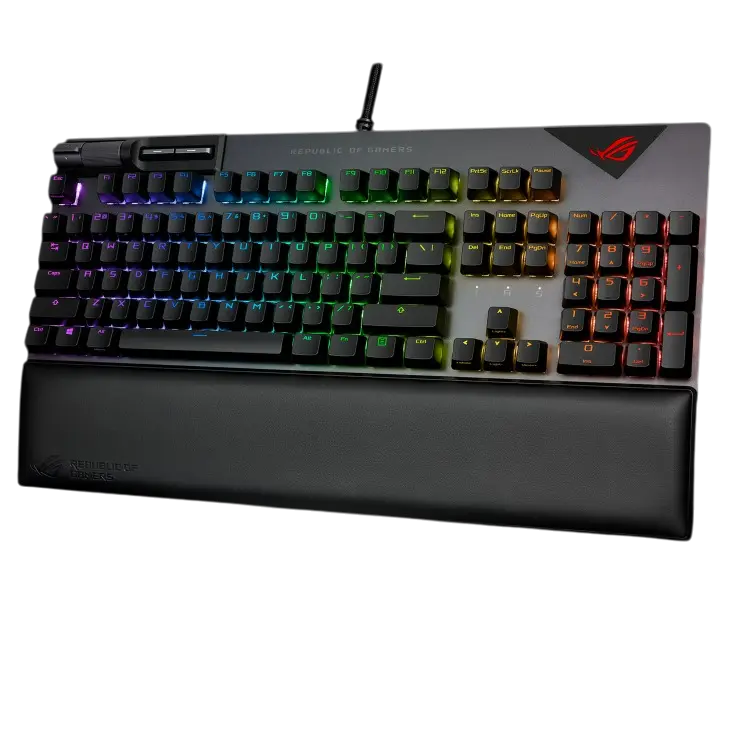 Foto 5 pulgar | Teclado Asus Xa08 Strix Flare Ii-nxrd-ca-pbt Mecanico Usb 2.0 Rgb 90mp02d6-bkaa01