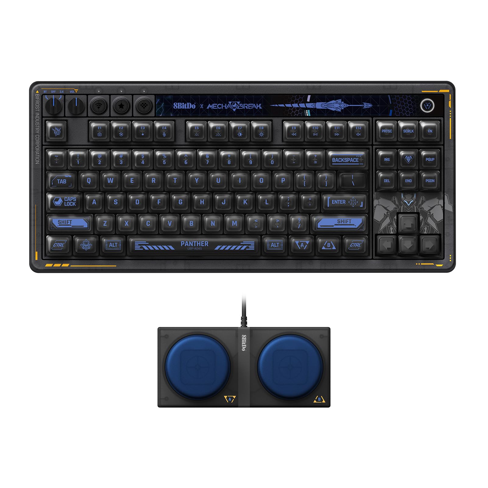 Teclado 8bitdo Retro 87 Mechanical Con Interruptores Kailh Rgb - Venta Internacional.