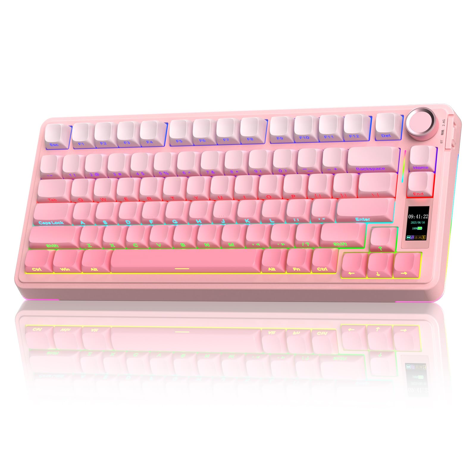 Foto 1 | Teclado Mecánico Inalámbrico Aula S75 Pro Con Pantalla Y Perilla - Venta Internacional.