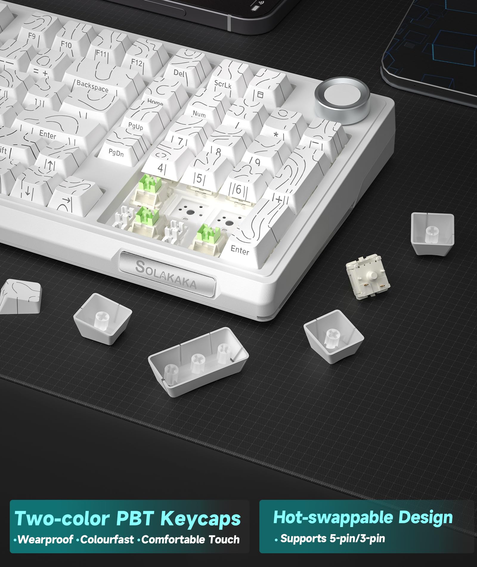 Foto 4 | Teclado Mecánico Inalámbrico Solakaka Ki99 Pro 96% Rgb - Venta Internacional.
