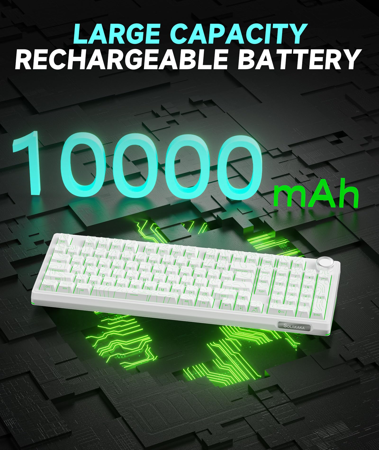 Foto 7 pulgar | Teclado Mecánico Inalámbrico Solakaka Ki99 Pro 96% Rgb - Venta Internacional.