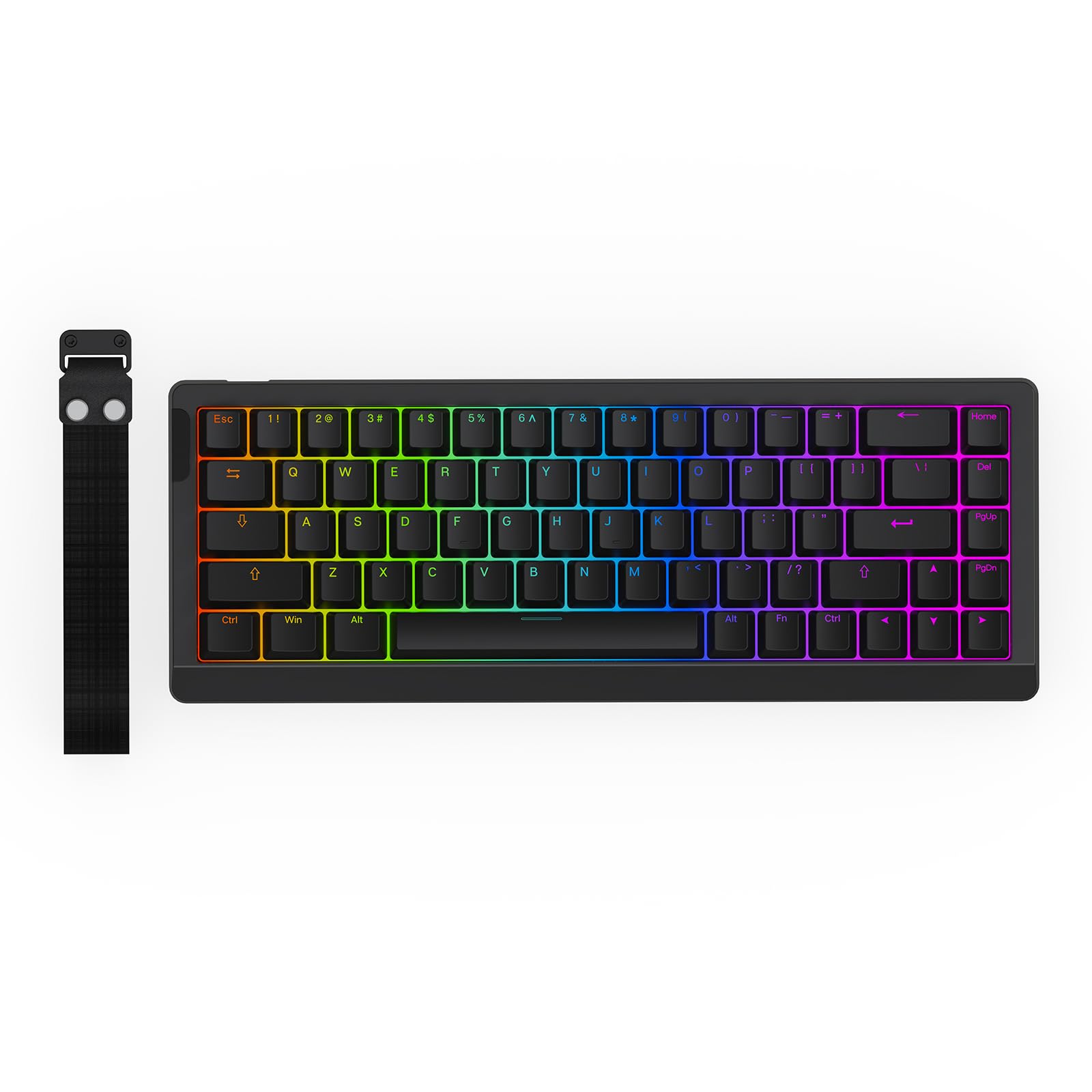 Teclado Gaming Epomaker He68 Lite Hall Effect Alámbrico Negro - Venta Internacional.